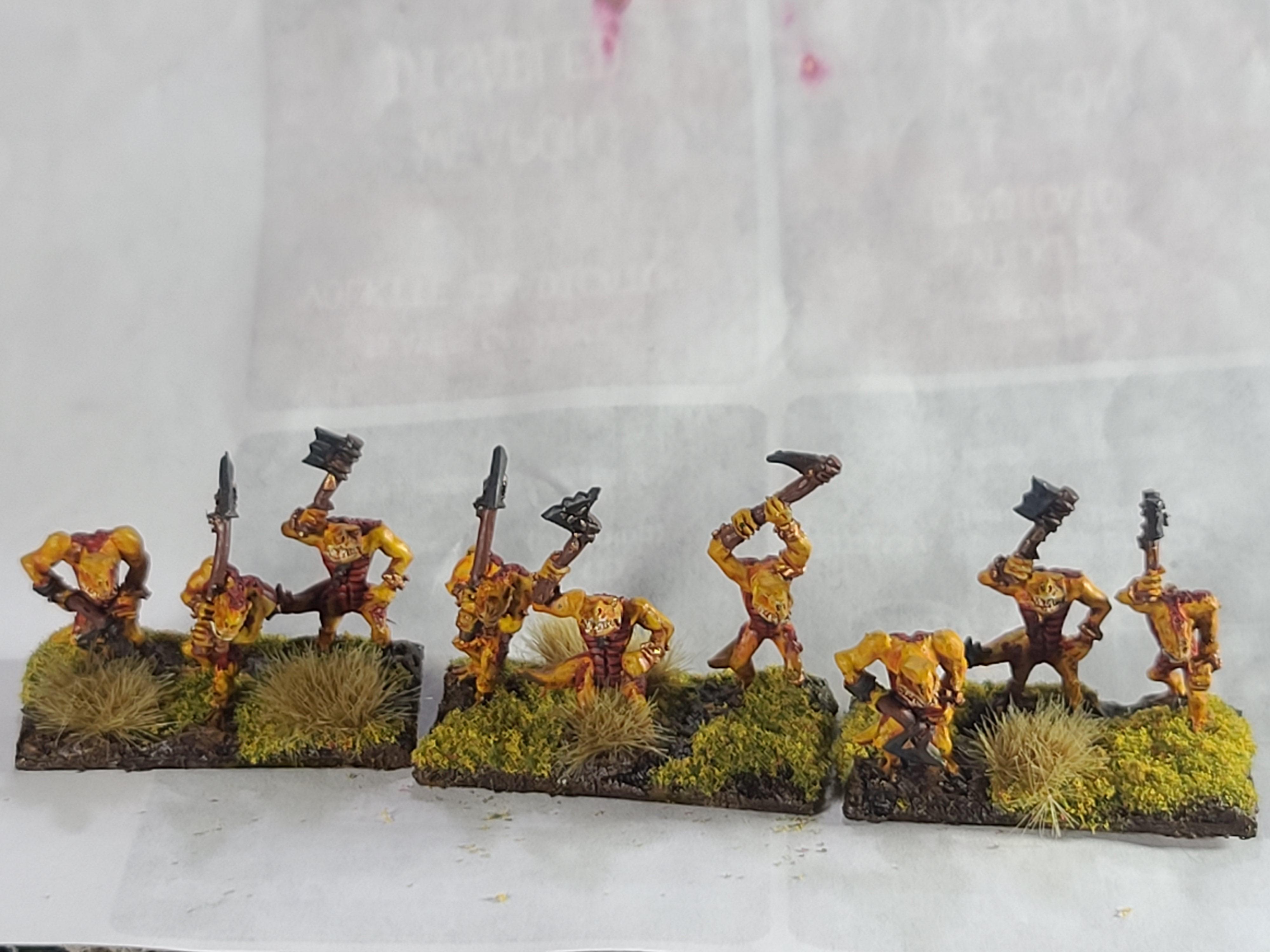 10mm, Games Workshop, Kroxigor, Lizardmen, Warmaster
