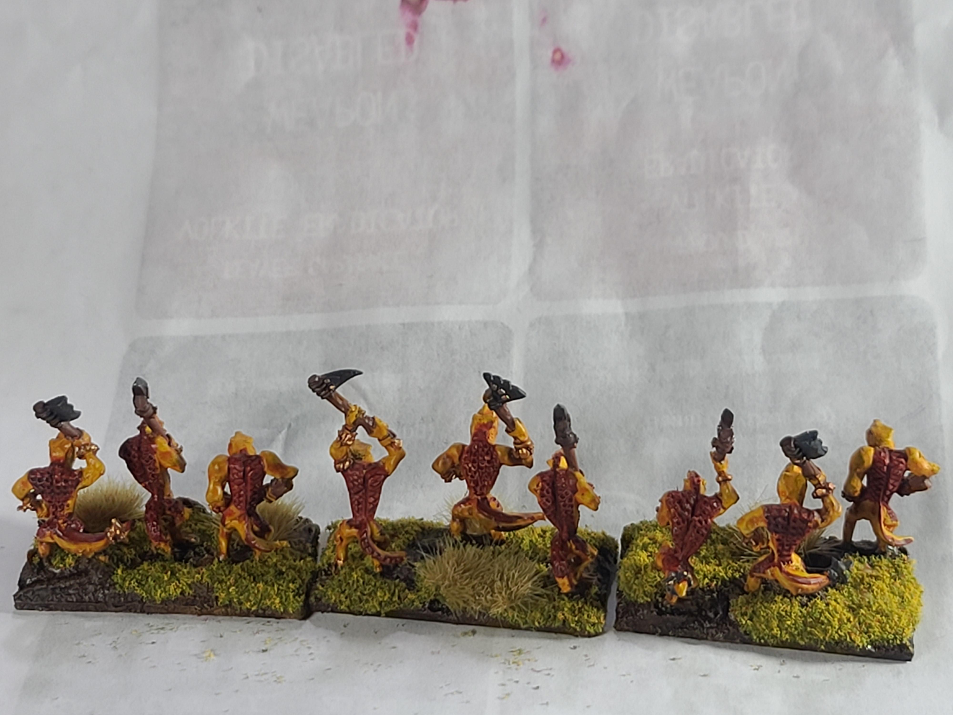 10mm, Games Workshop, Kroxigor, Lizardmen, Warmaster