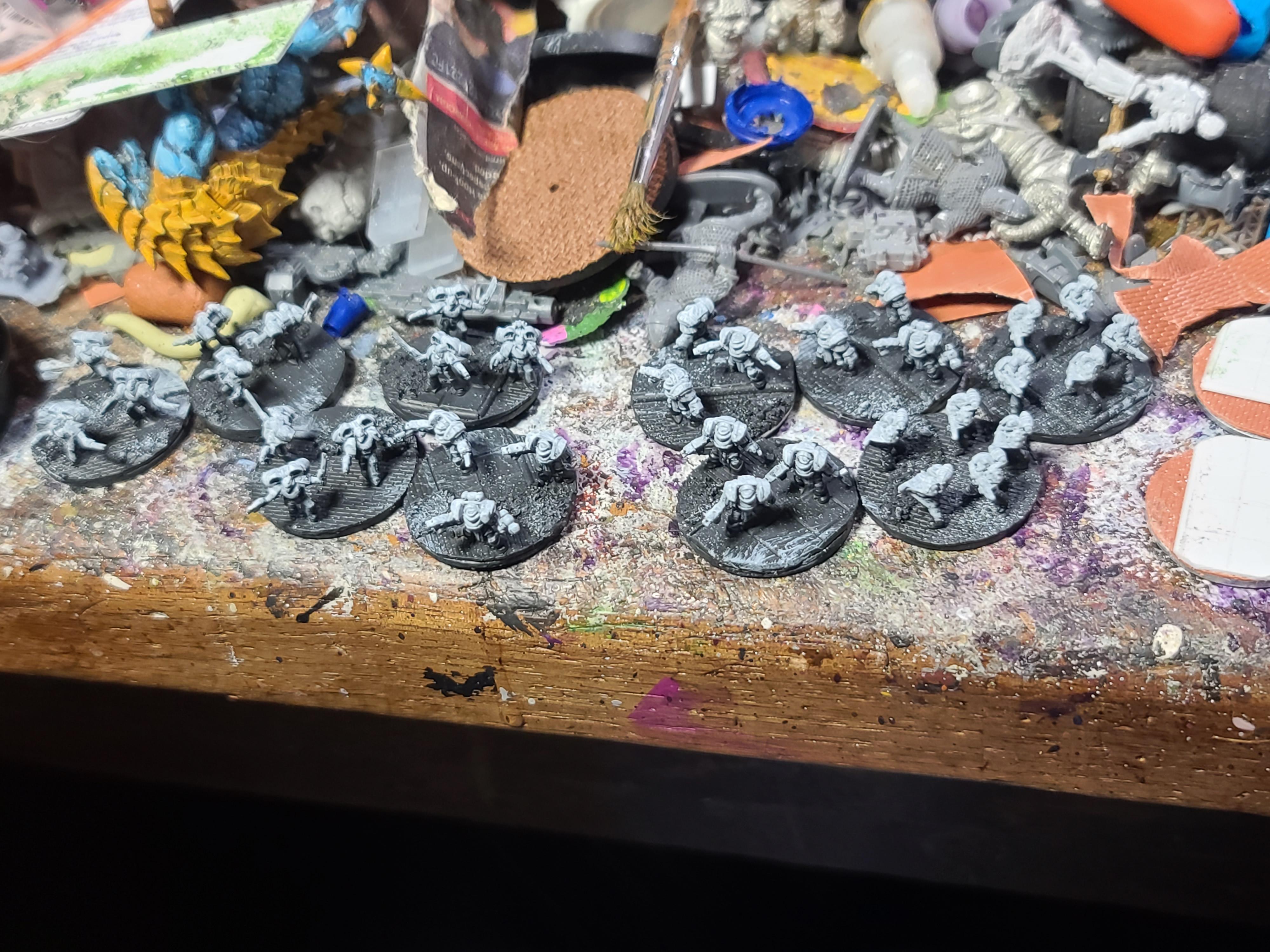 8mm, Emperor's Children, Games Workshop, Legions Imperialis, Space Marines, Support Infantry