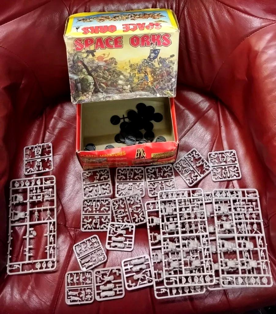 Oldhammer, Original, Orks, Out Of Production, Plastic, Rogue Trader, Sprue