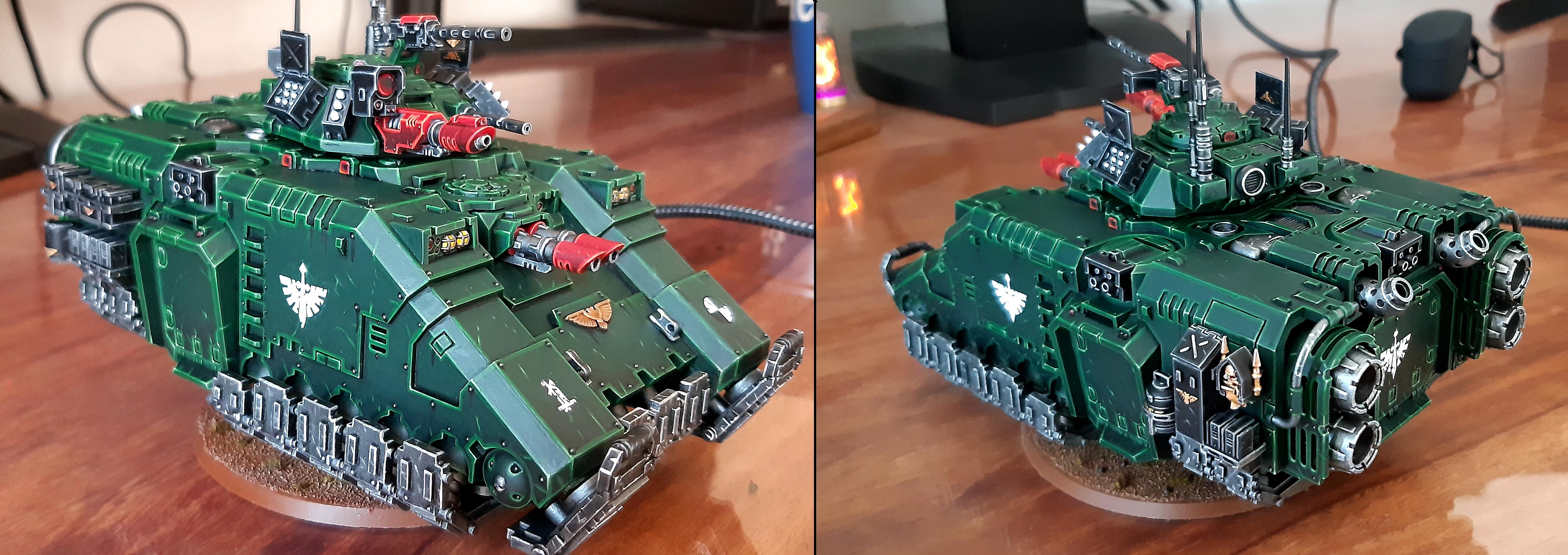 Dark Angels, Primaris, Repulsor, Space Marines, Tank