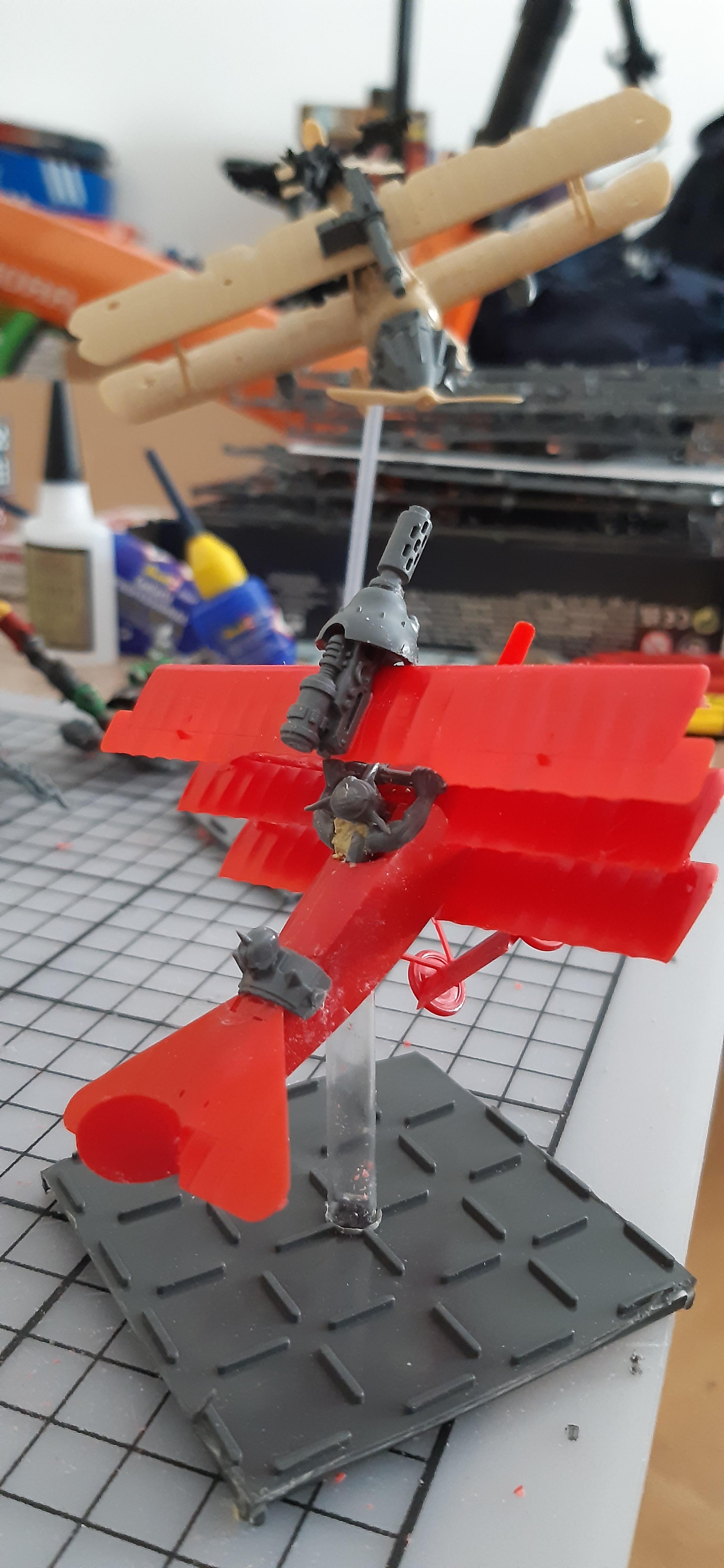 Fokker Dr.1, Grots, Kittbashing, Modding, Orks