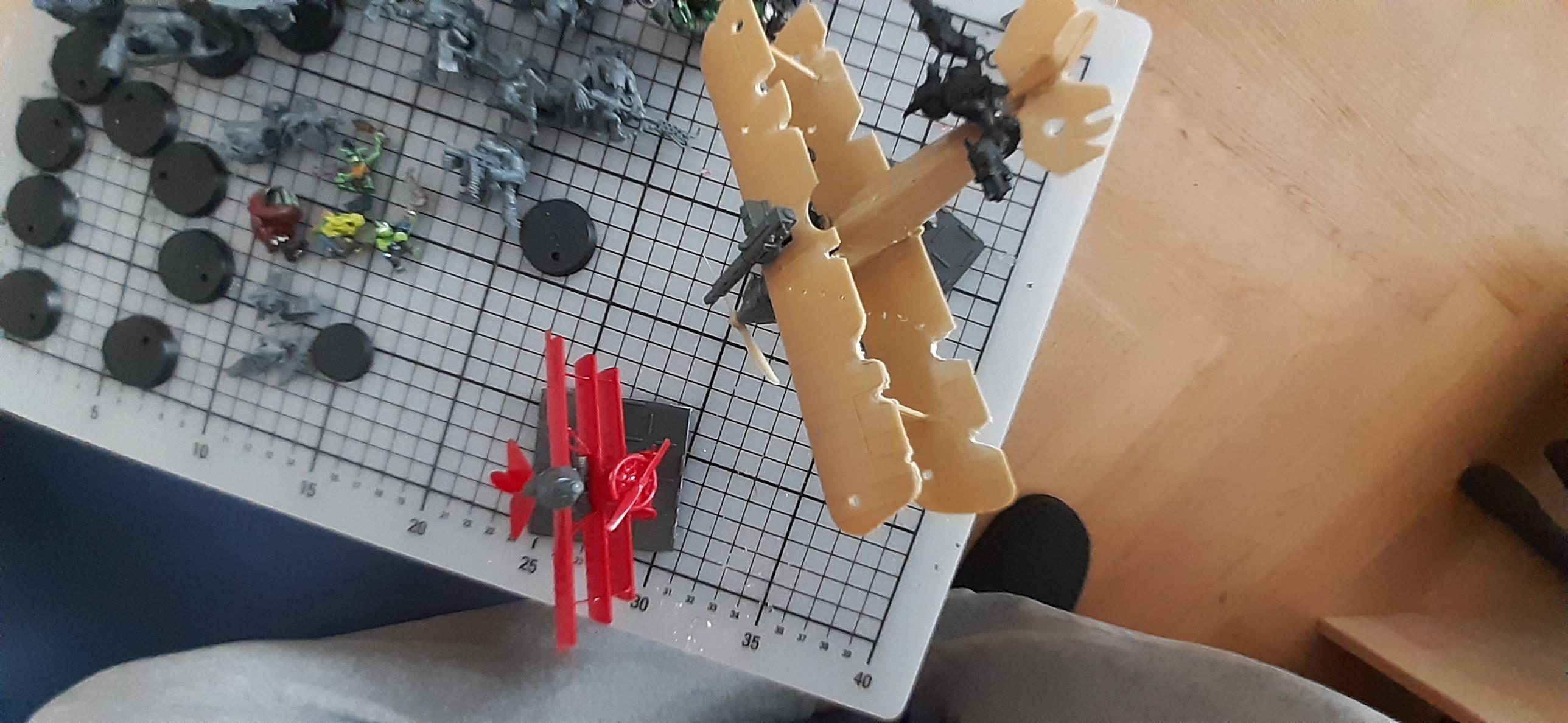 Fokker Dr.1, Grots, Kittbashing, Modding, Orks