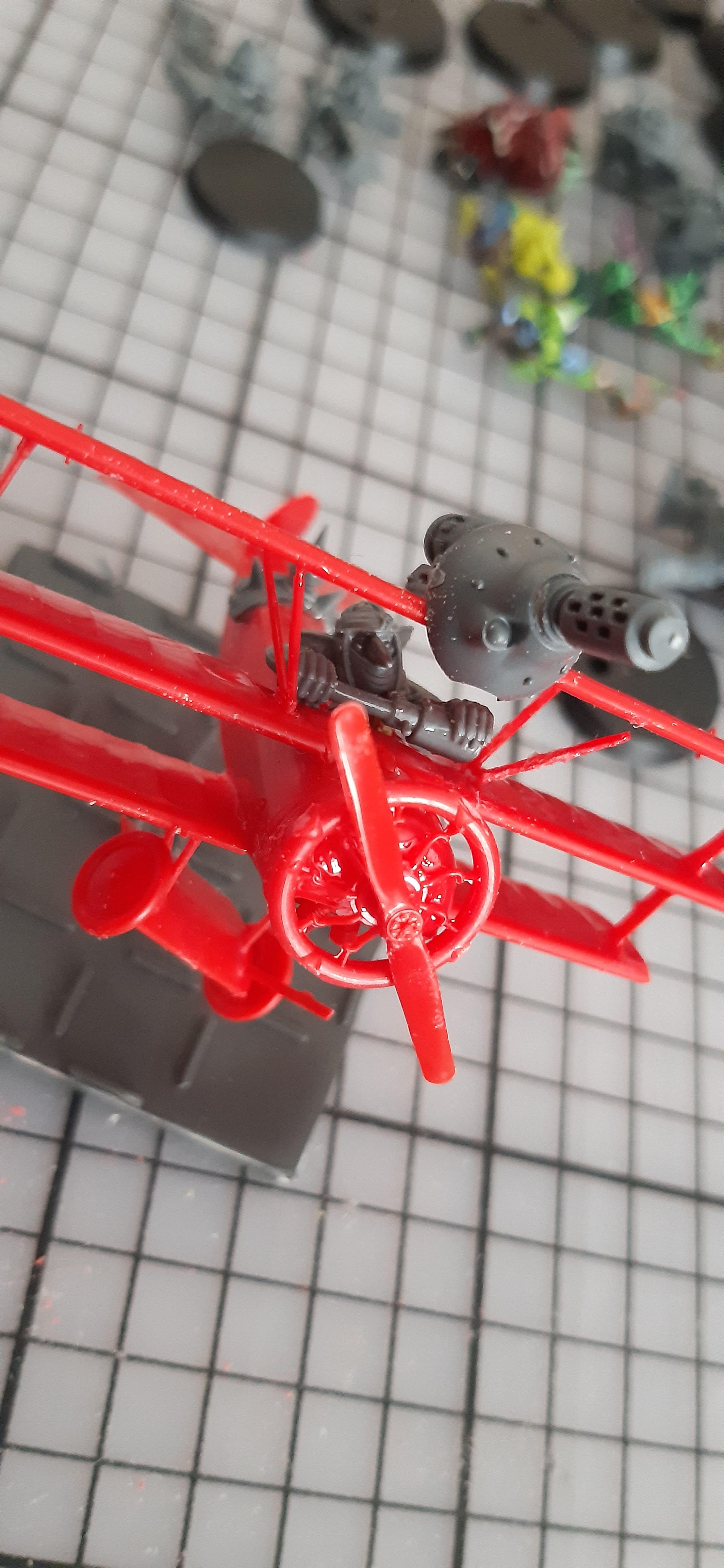 Fokker Dr.1, Grots, Kittbashing, Modding, Orks