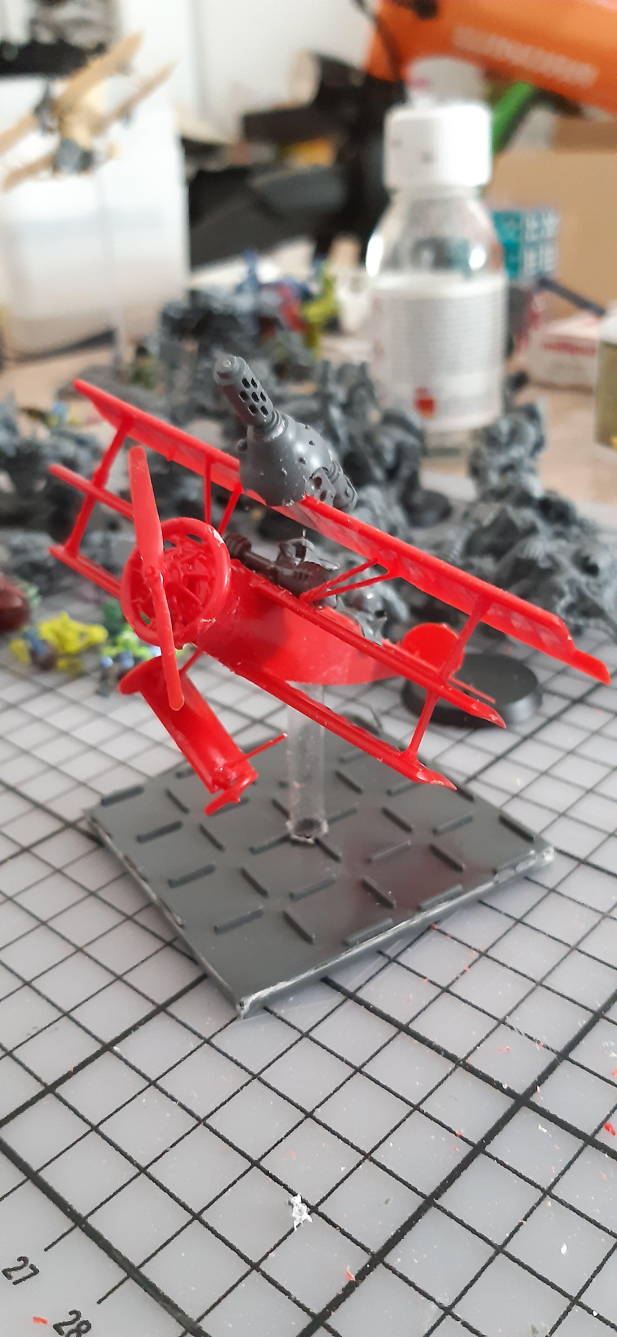 Fokker Dr.1, Grots, Kittbashing, Modding, Orks