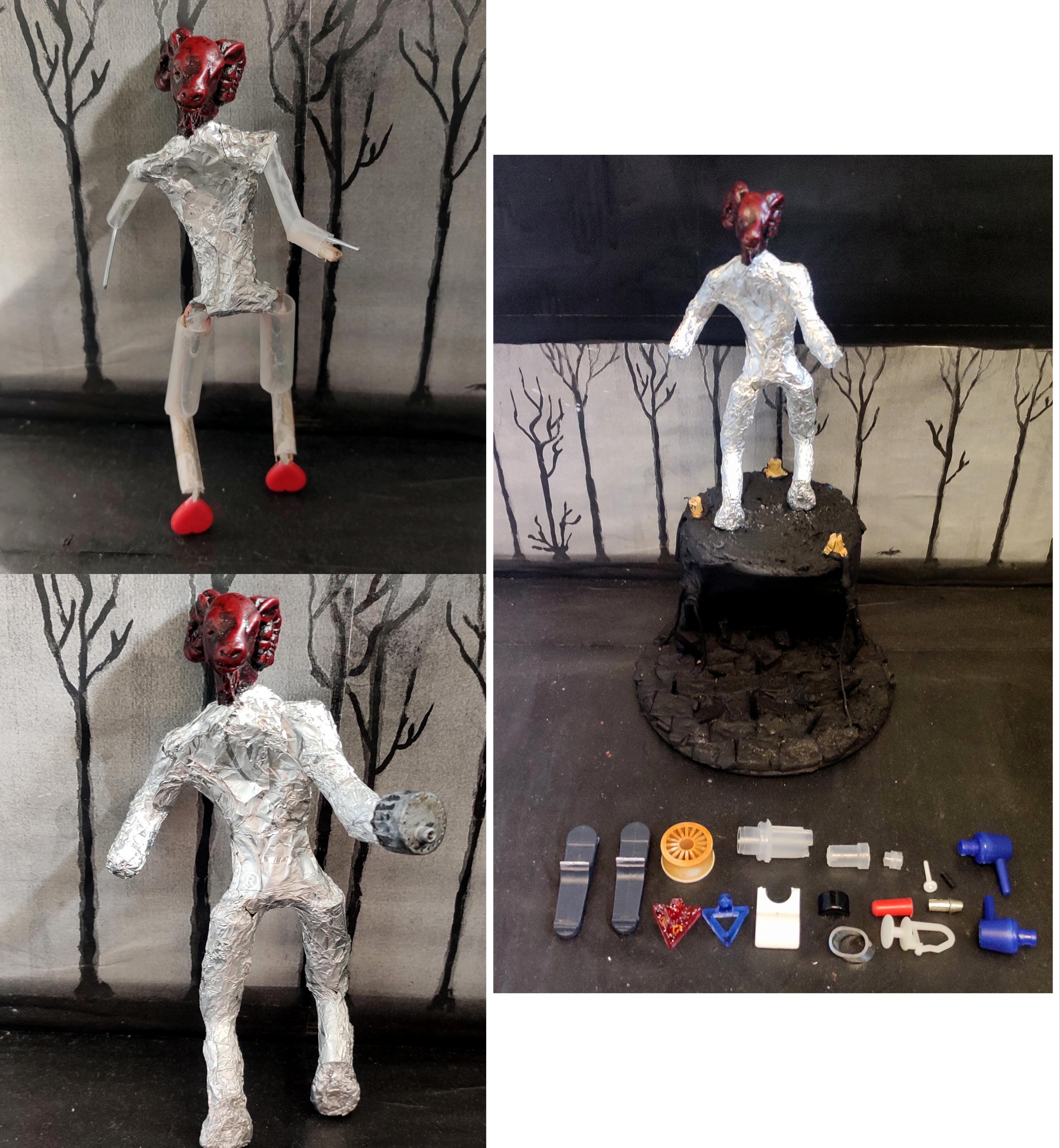 Candles, Cyberdemon, Cyborg, Daemons, Do-it-yourself, Doom, Gift, Putty, Scratch Build, Sculpting, Terrain, Work In Progress