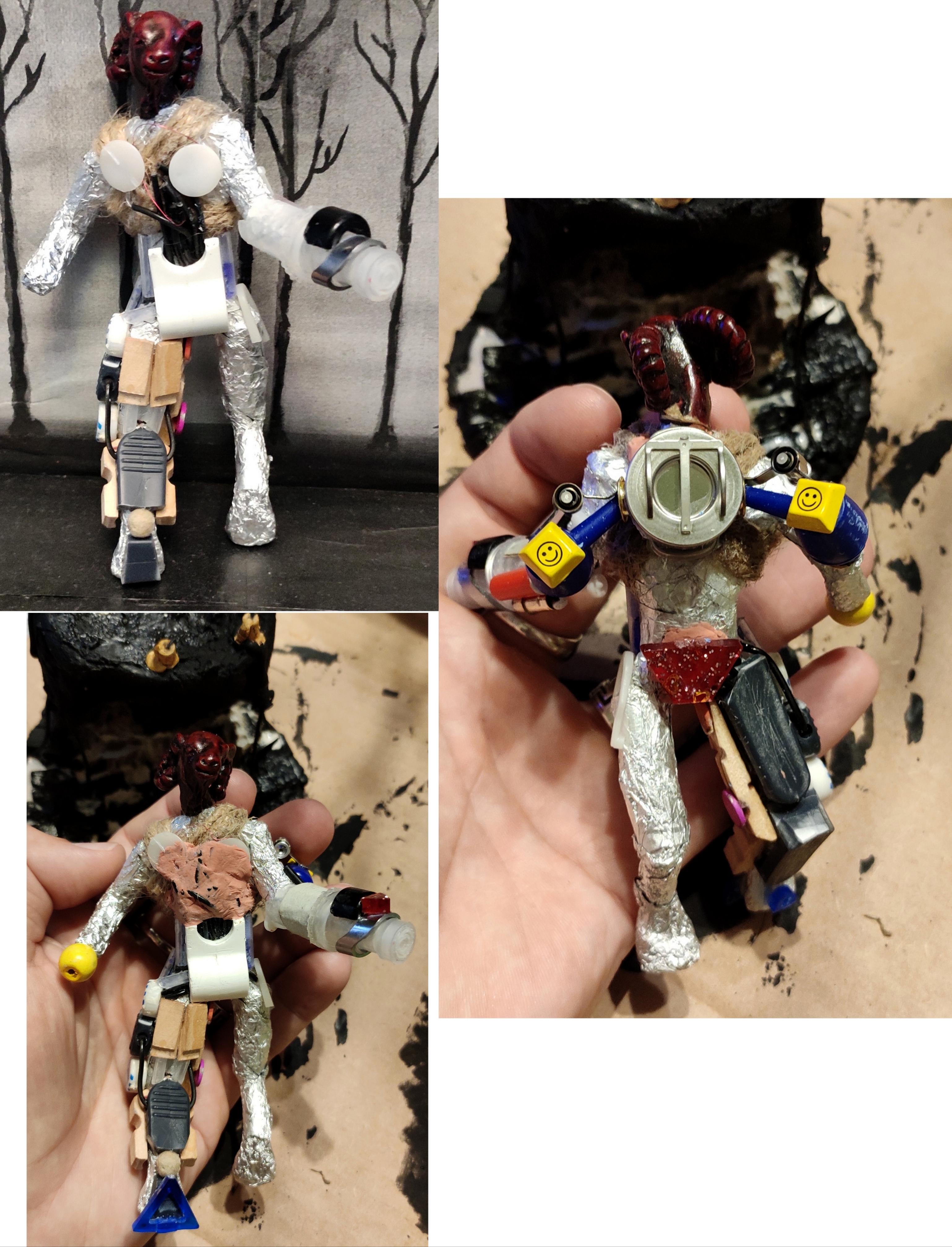 Cyberdemon, Cyborg, Daemons, Do-it-yourself, Doom, Gift, Missile Launcher, Putty, Scratch Build, Sculpting, Work In Progress