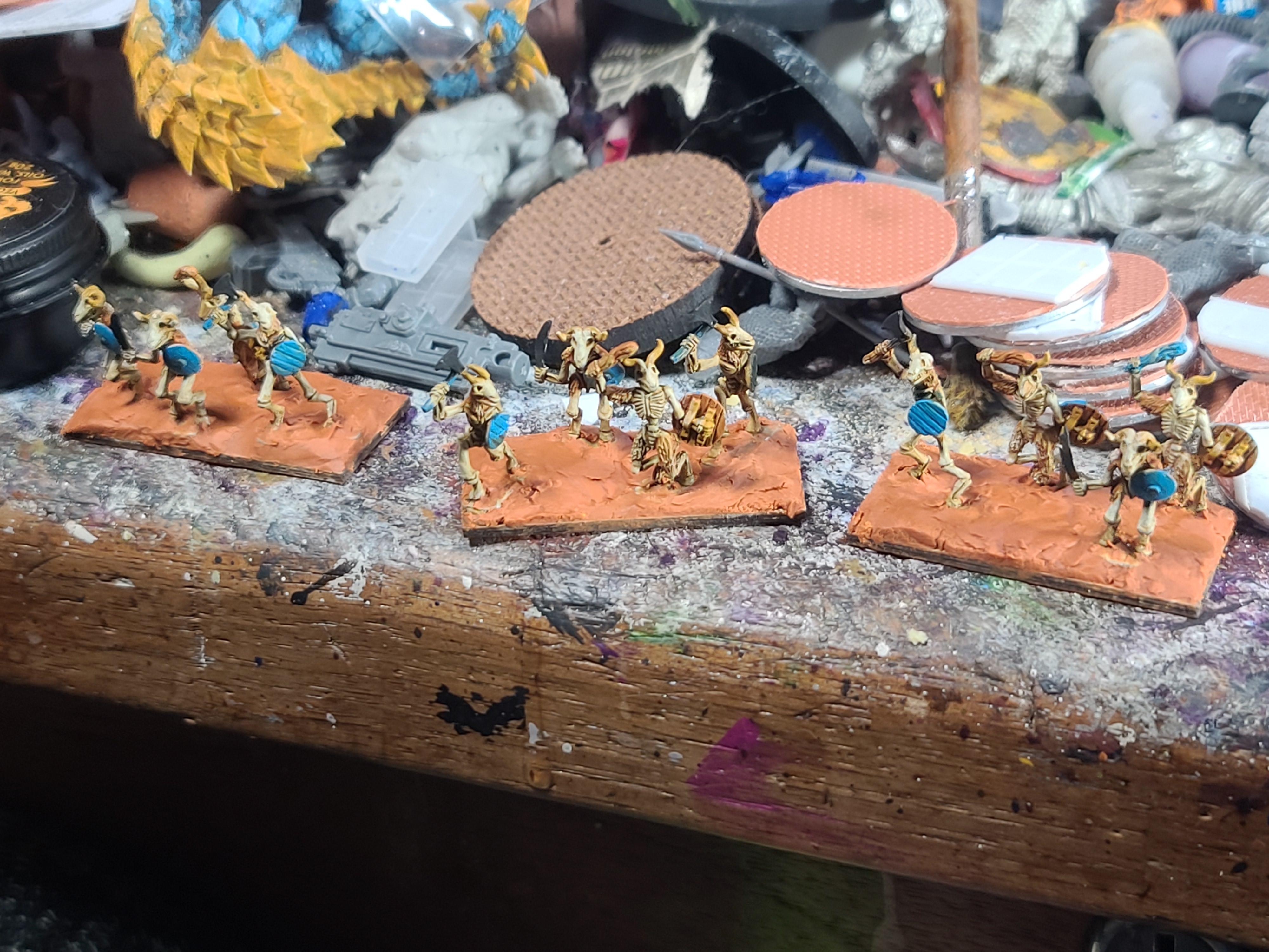 10mm, 15mm, Beastman Skeletons, Skeletons, Splintered Light Miniatures, Warmaster