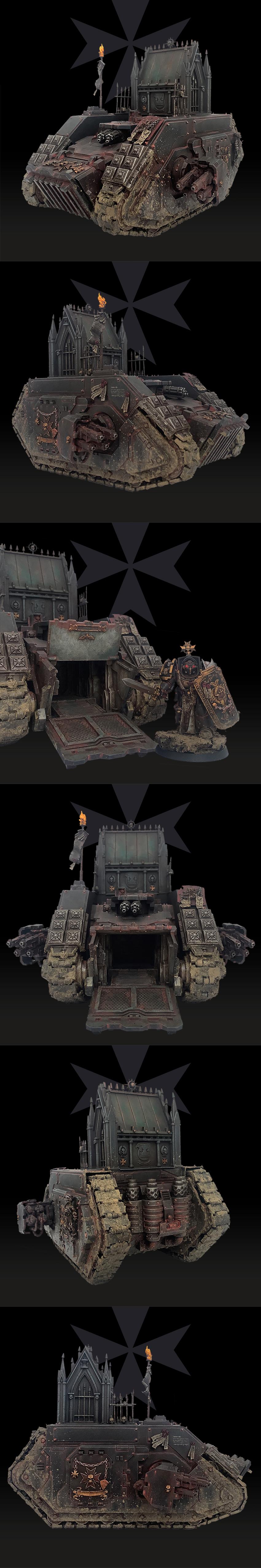 Black Templars, Chapel, Grimdark, Grimdark40k, Space Marines, Spartan, Spartan Tank, Stahlfried, Warhammer 40,000