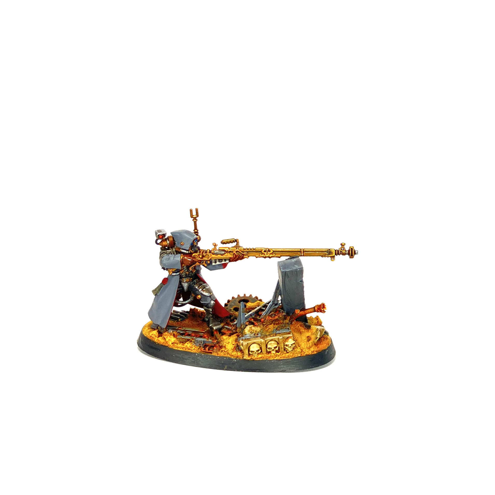 Ad Mech, Adeptus Mechanicus, Base, Kill Team, Rangers, Rubble, Skitarii, Terrain, Transuranic Arquebus, Vanguard, Vigilus, Warhammer 40,000