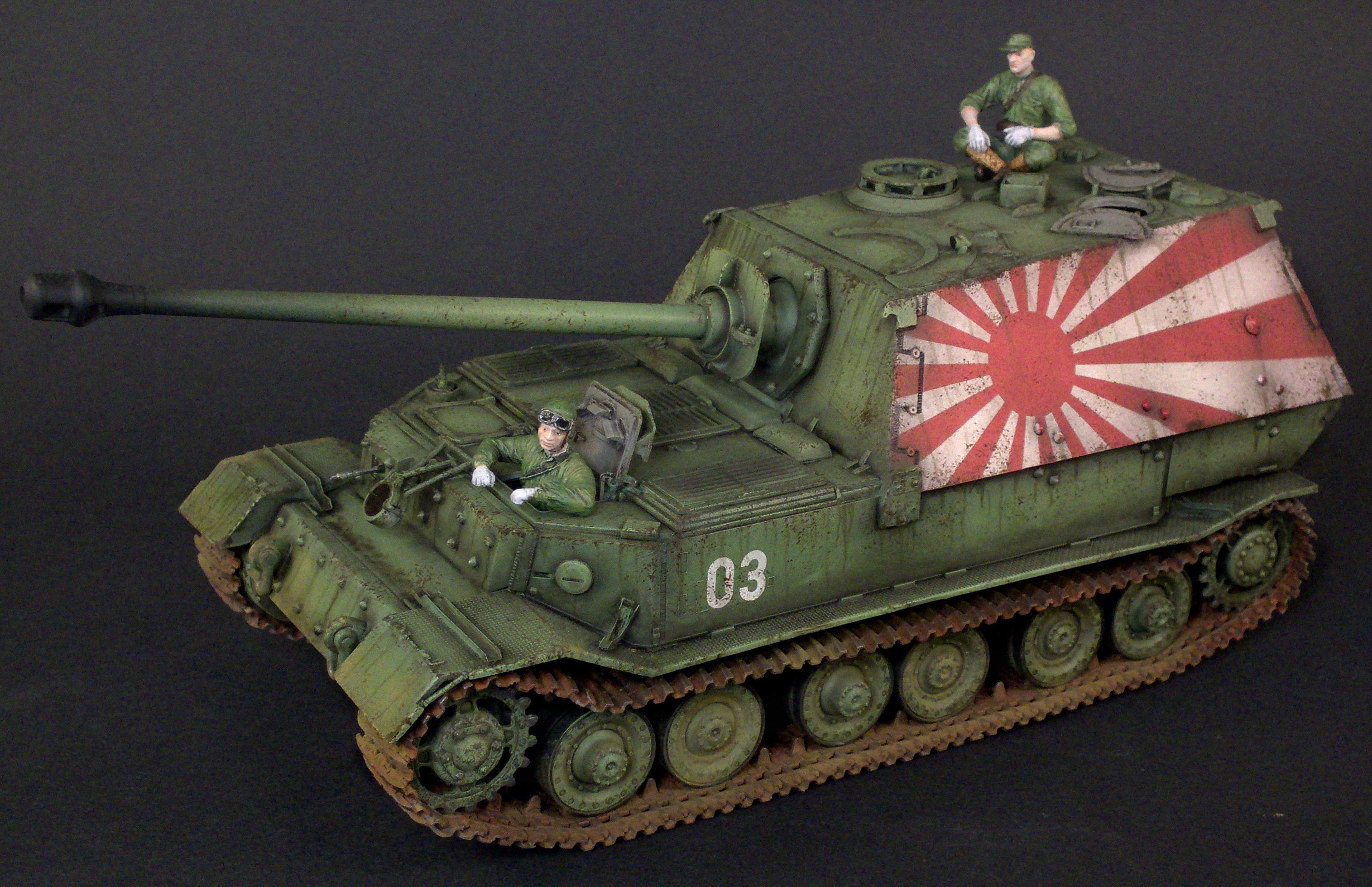 1/35, Elefant, Japanese, Spg, Tank, Vehicle
