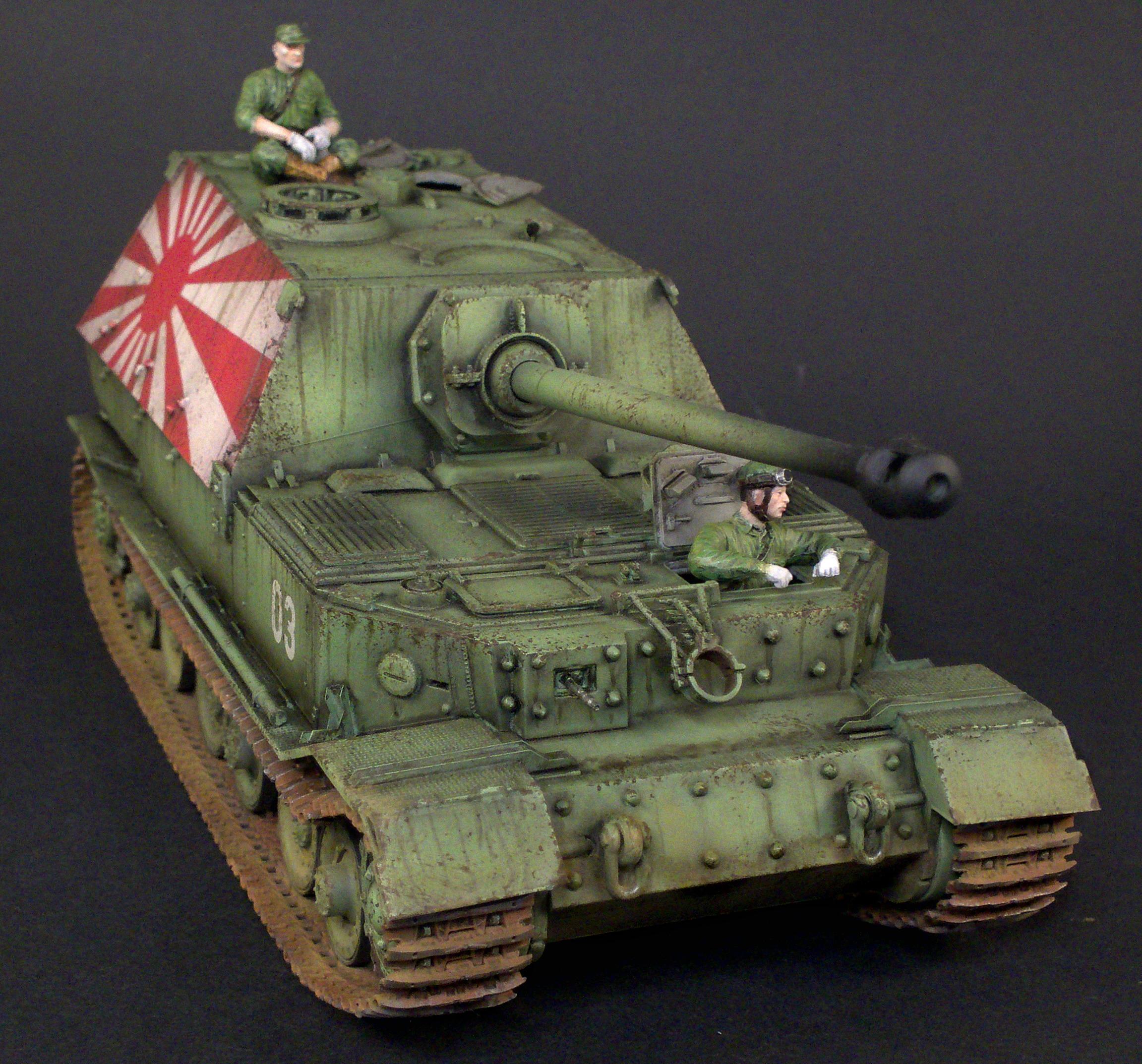 1/35, Elefant, Japanese, Spg, Tank, Vehicle
