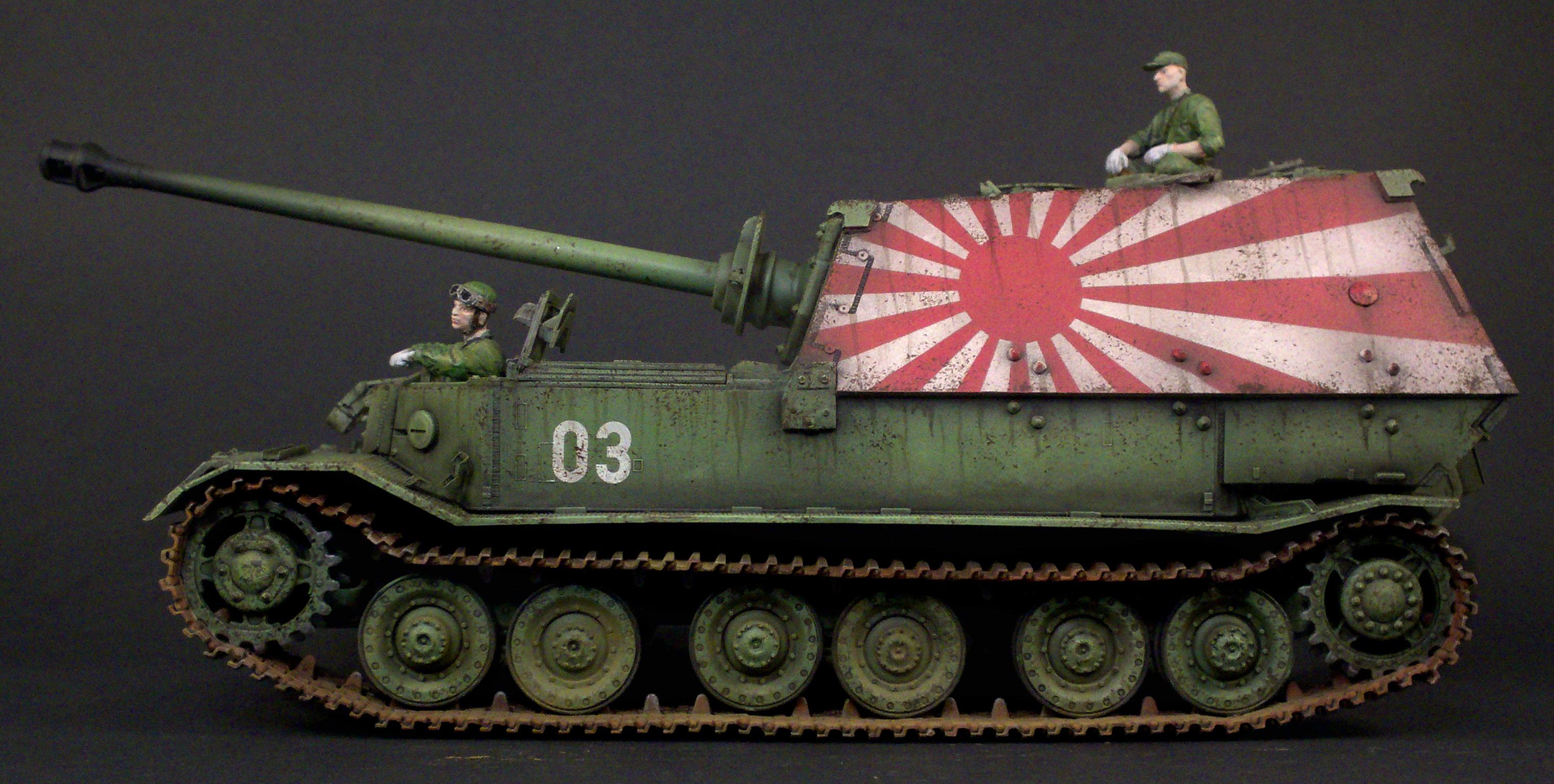 1/35, Elefant, Japanese, Spg, Tank, Vehicle