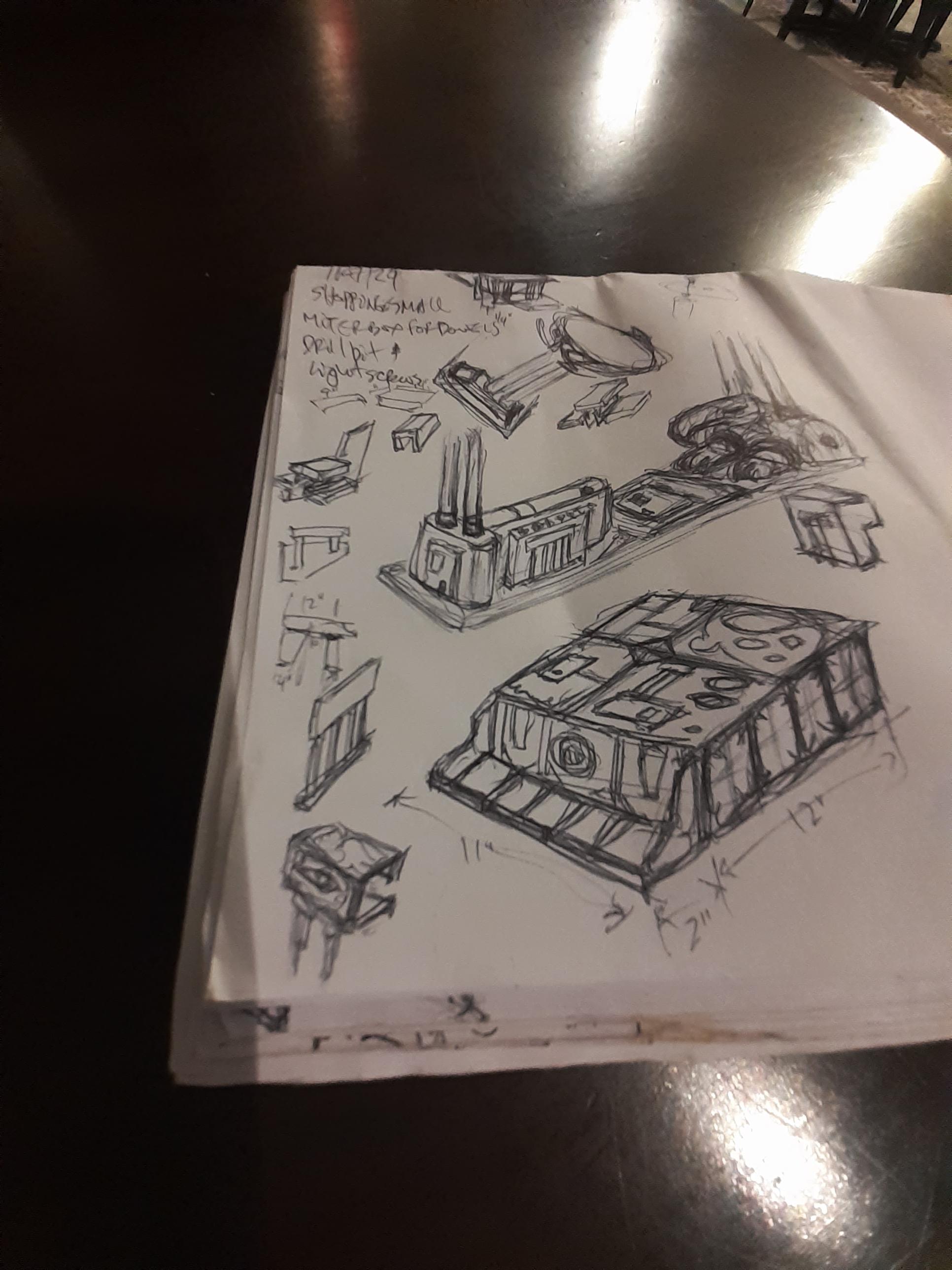 Sketches, Spacehulk, Terrain, Waaazag