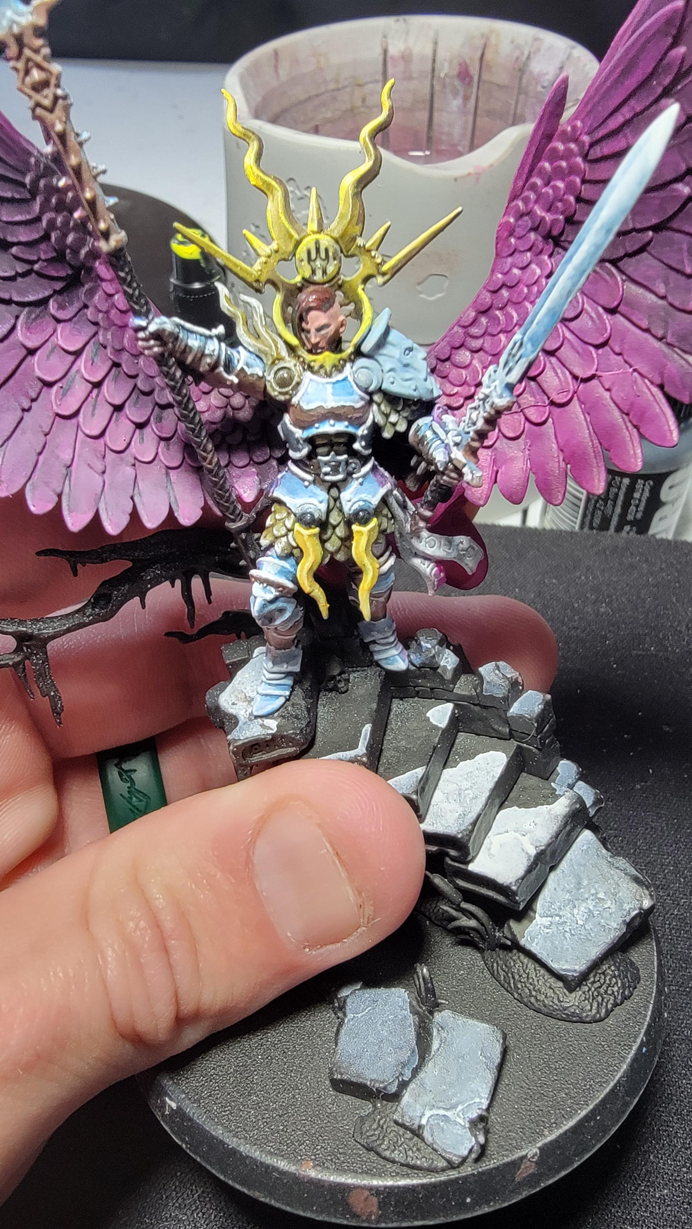 Did some black things lining. Got rid of some purple and did a horizon