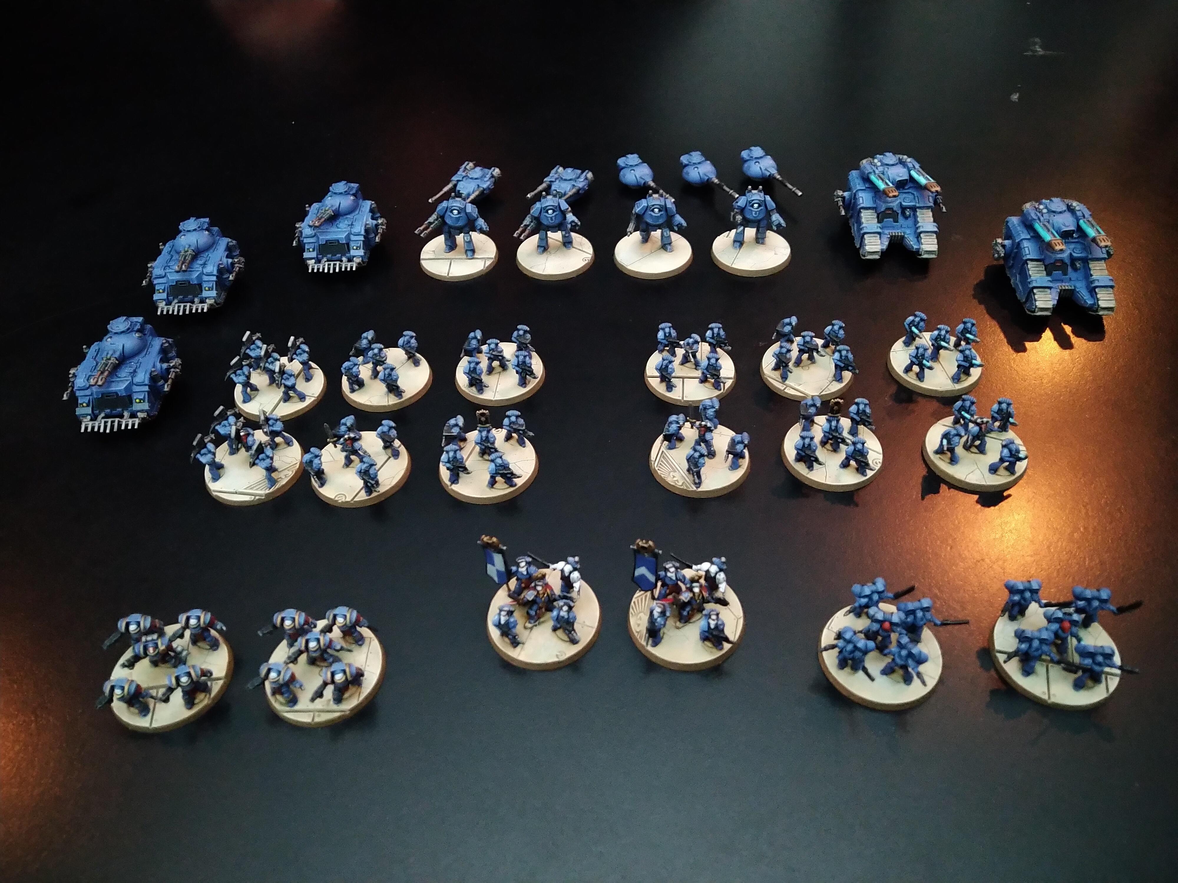 Army, Core Box, Custom, Legions Imperialis, Painted, Scratch Build, Terrain, Ultramarines