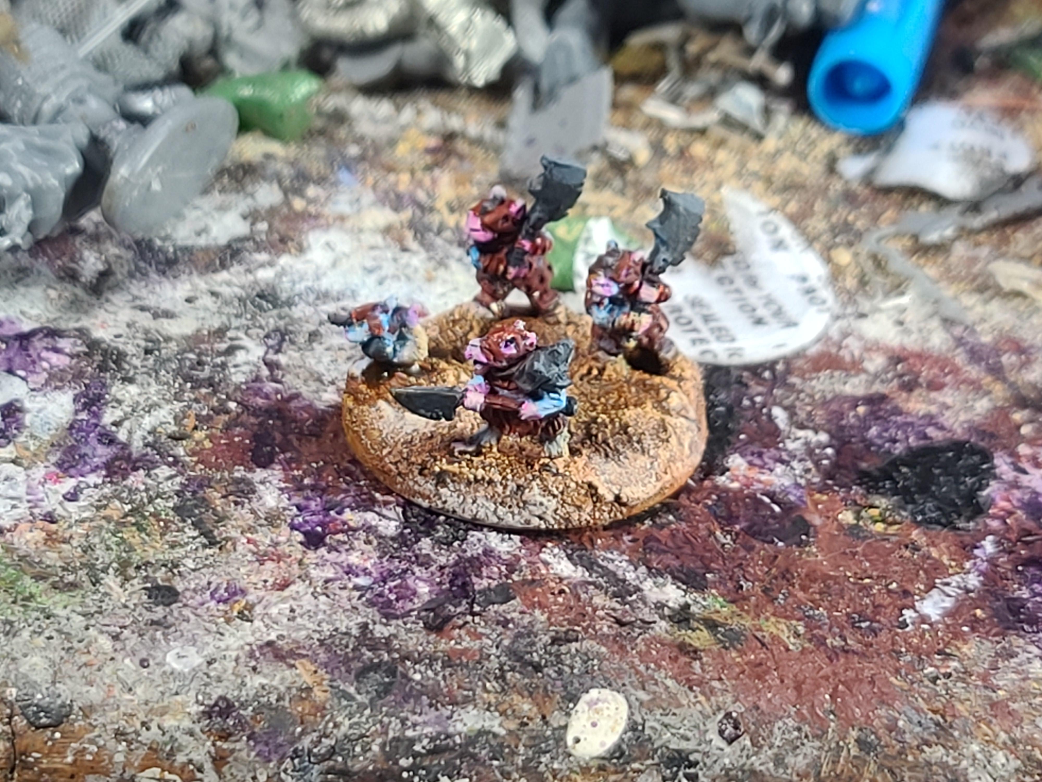 6mm, Imperial Guard, Ogryns, Ratlings With Gatlings, Rats, Steel Legion, Vanguard Miniatures
