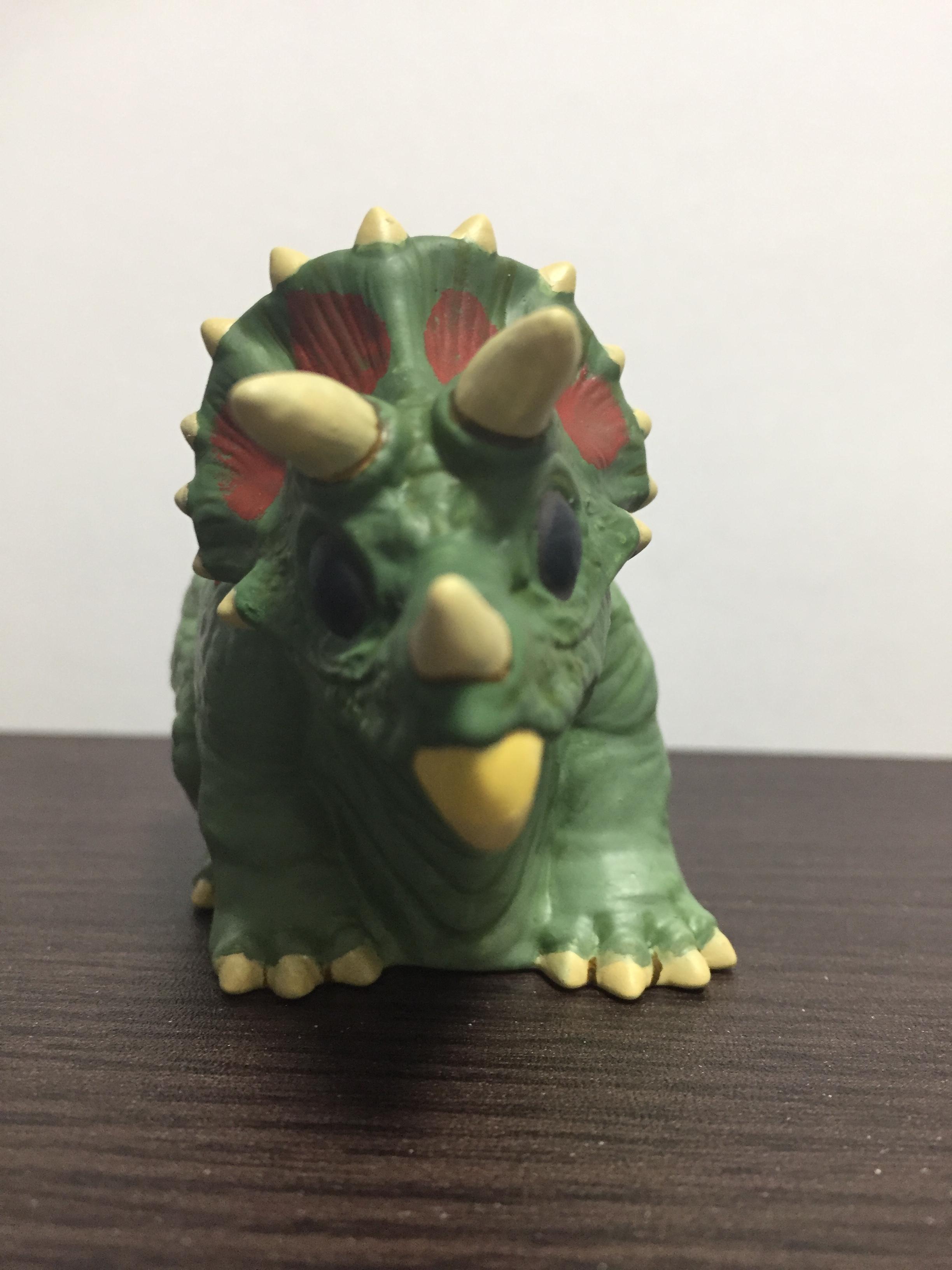 Chibi, Dinosaur, Pvc, Repaint, Triceratops