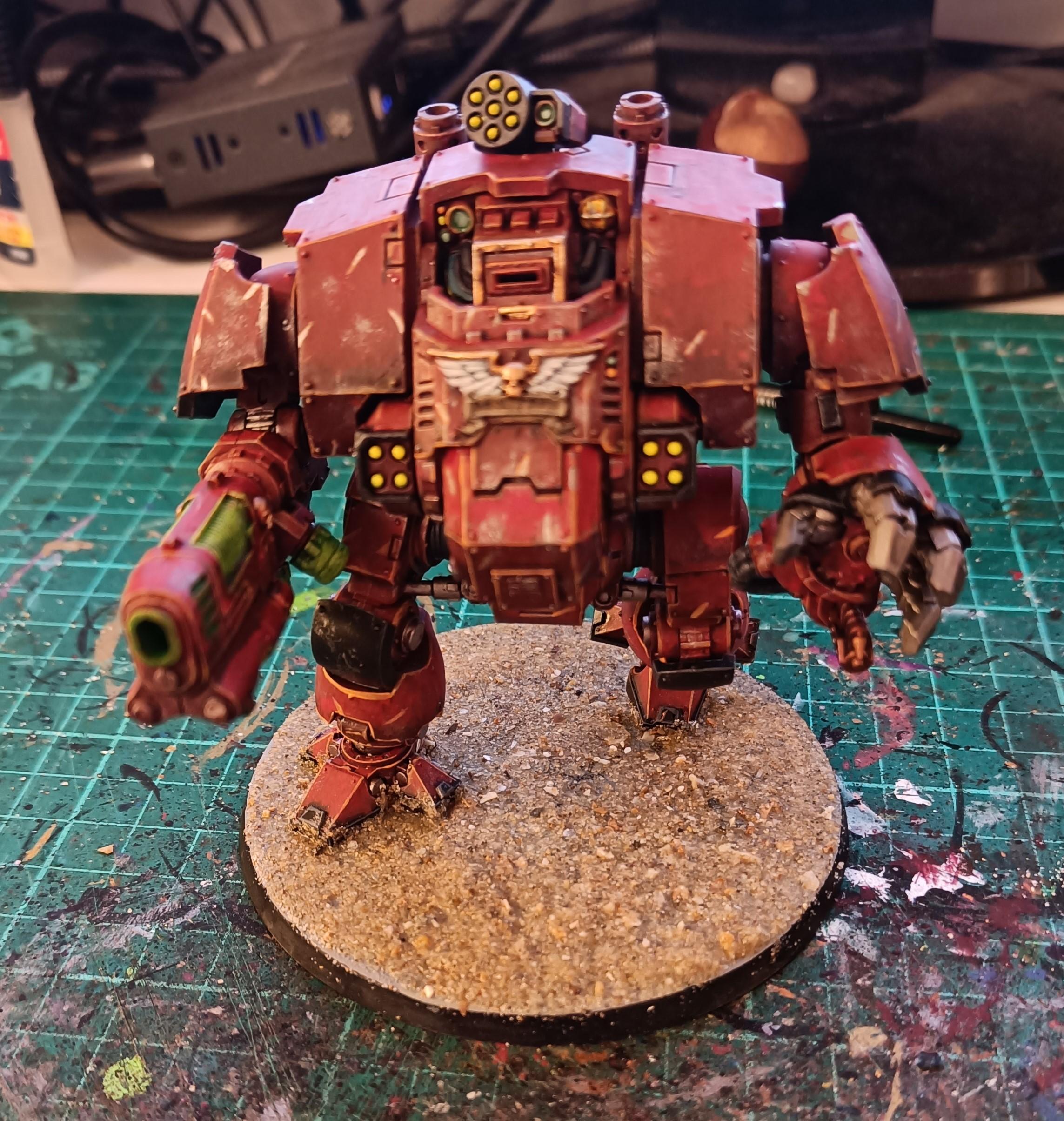 Dreadnought, Knights Sanguine, Space Marines