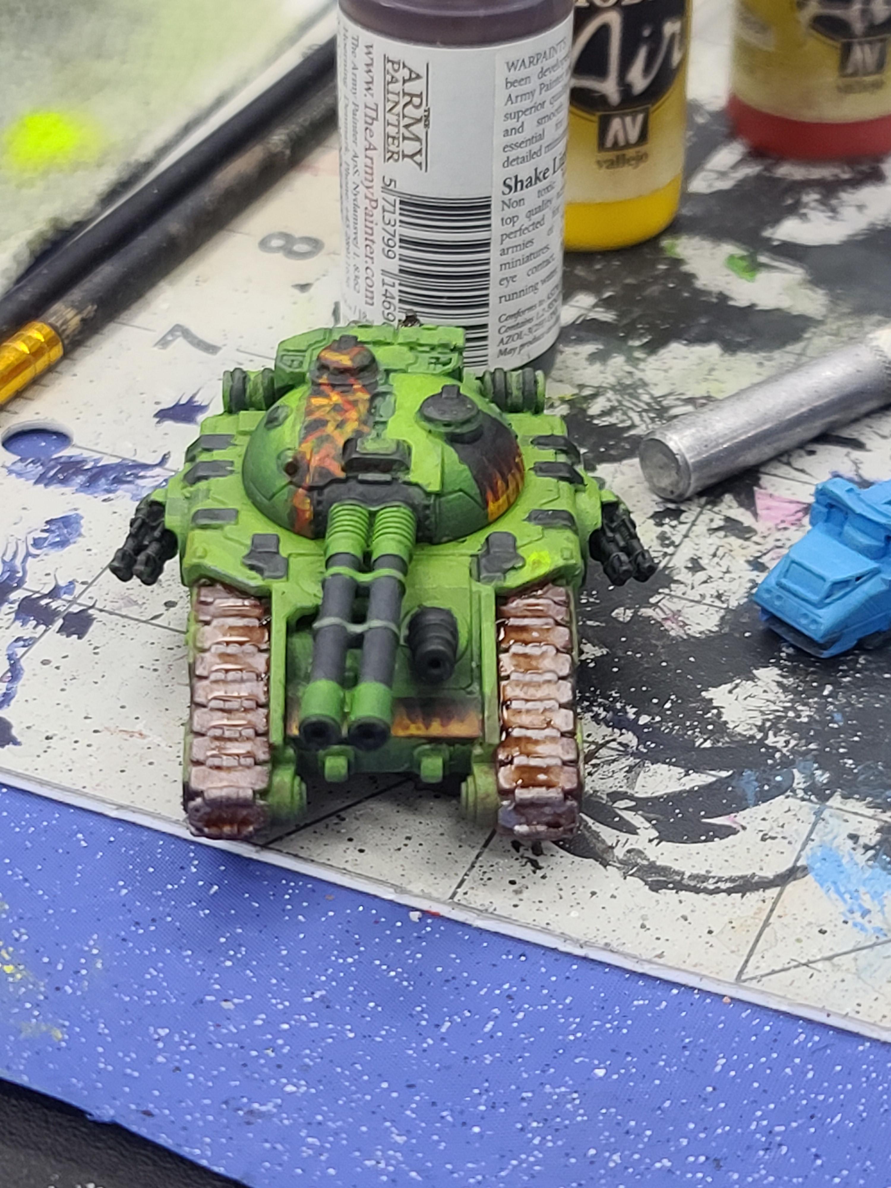 6mm, Epic, Fellblade, Salamanders, Space Marines, Tank