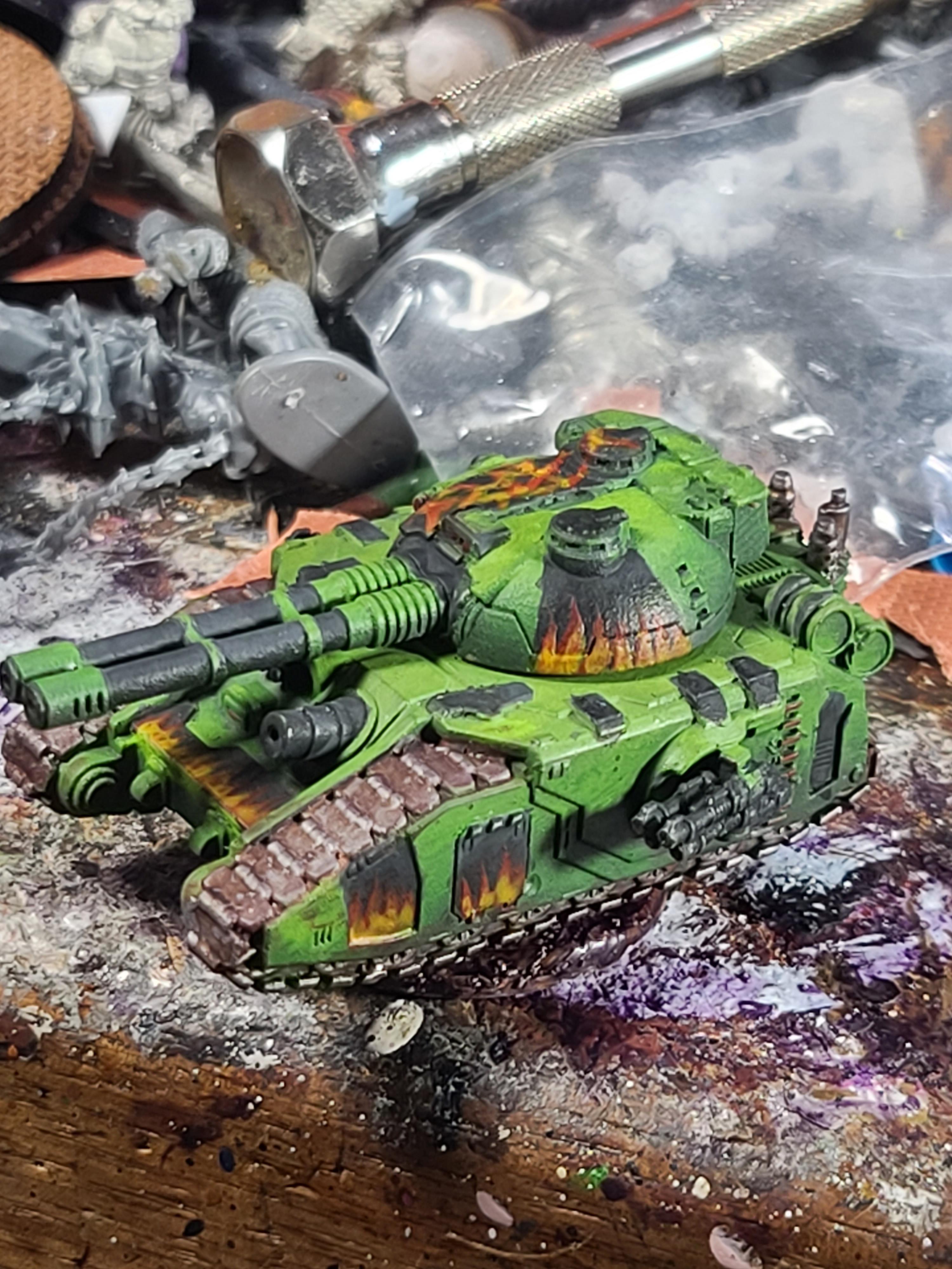 3d Print, 6mm, Designer Unknown, Fellblade, Printer Unknown, Salamanders, Space Marines, Tank
