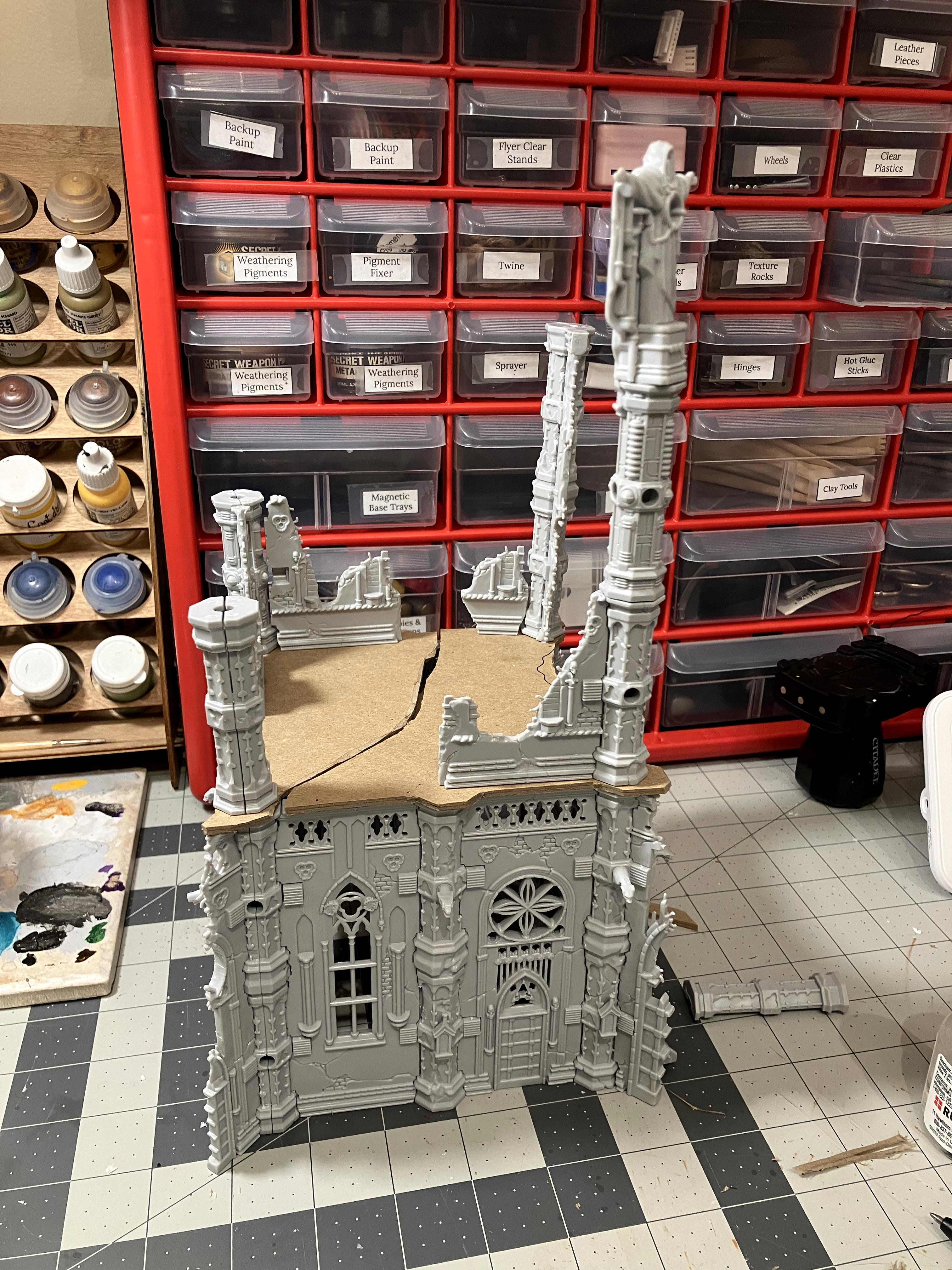 Commission, Rampart Terrain, Ruins, Terrain, Work In Progress