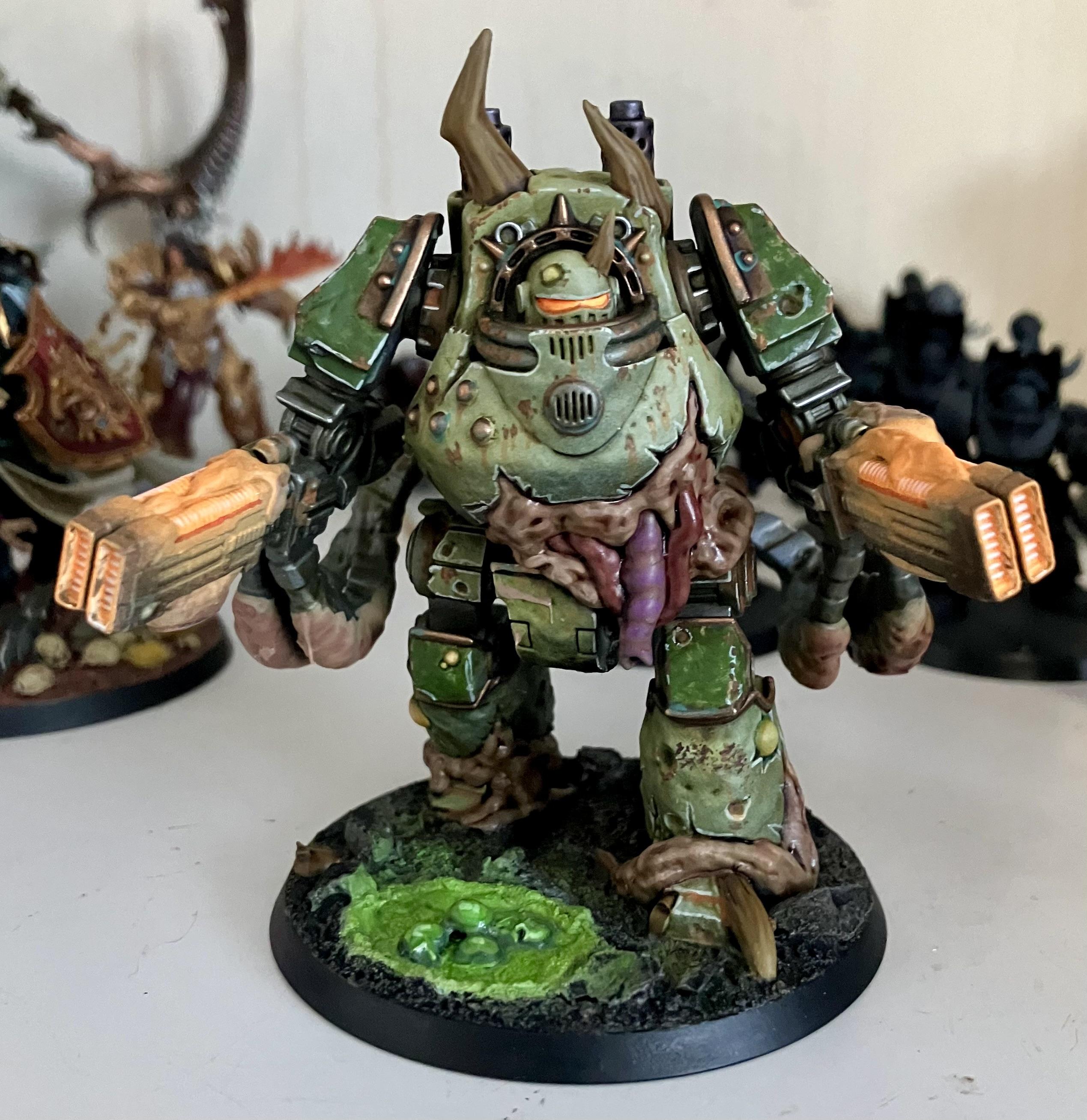 Chaos Space Marines, Death Guard, Dreadnought, Nurgle