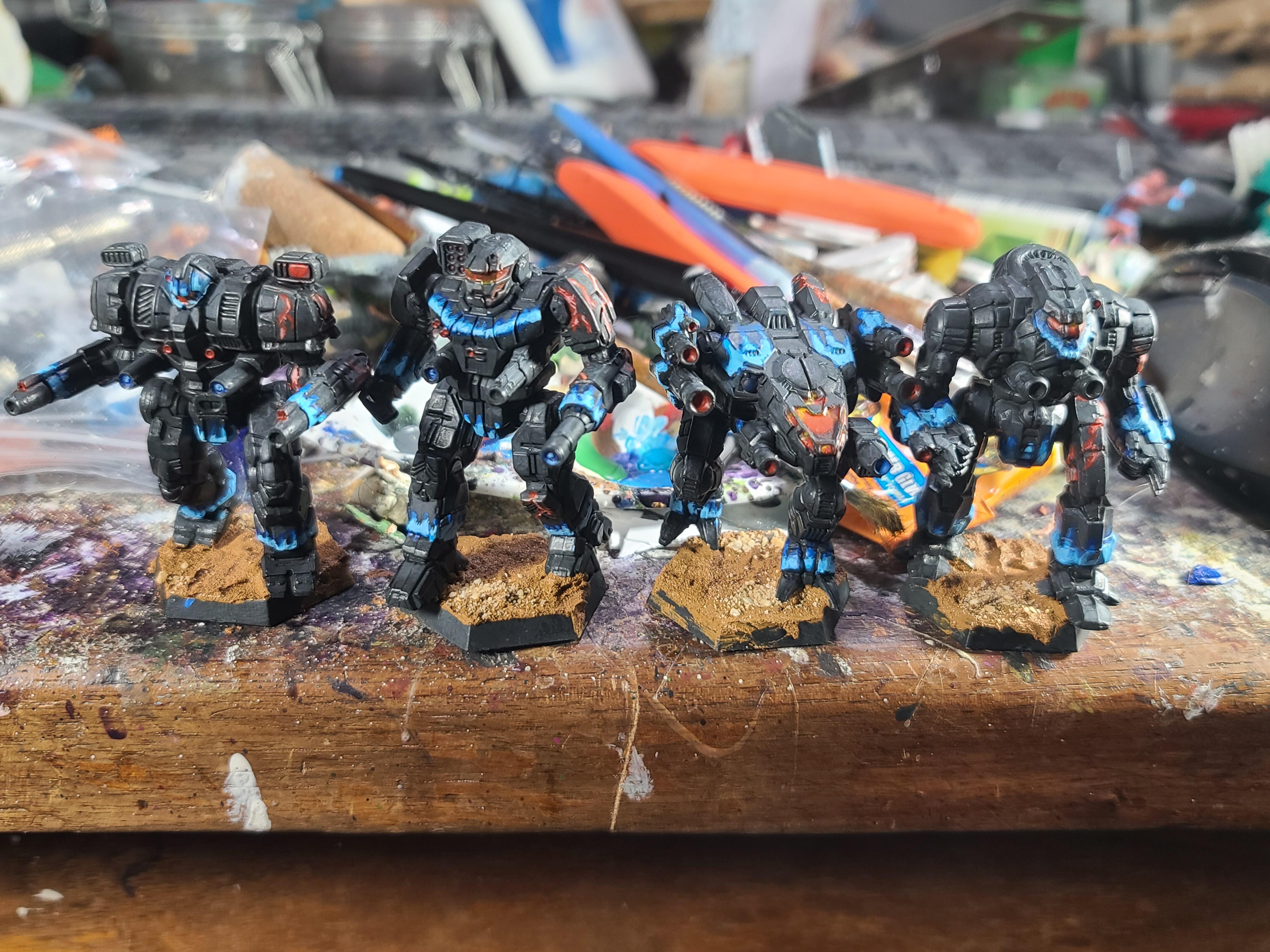 6mm, Banshees, Battletech, Catalyst Game Labs, Devastator, Mech, Pillager, Sagittaire