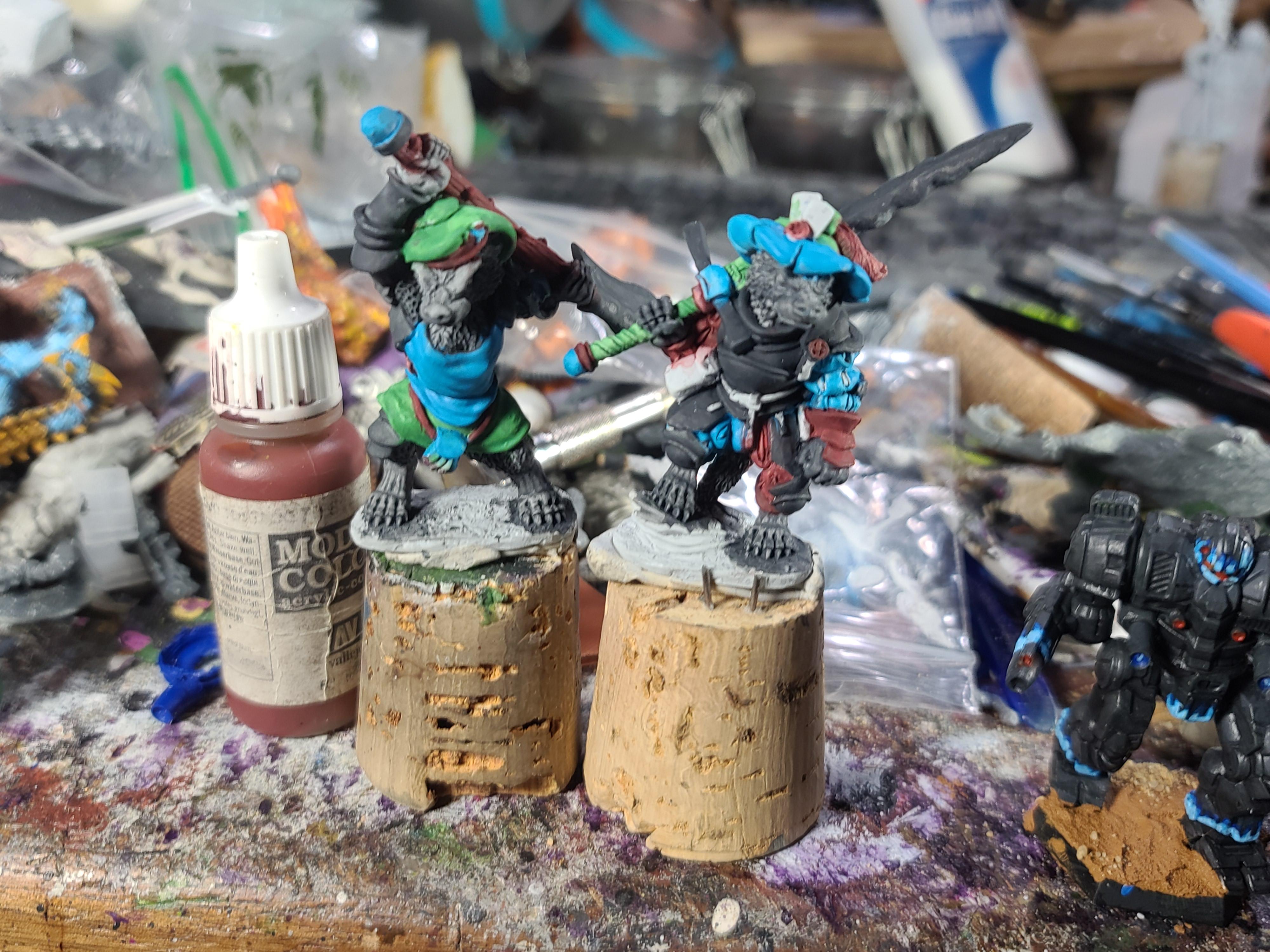 Badger, Burrows And Badgers, Highlander, Landsknecht, Oathsworn Miniatures