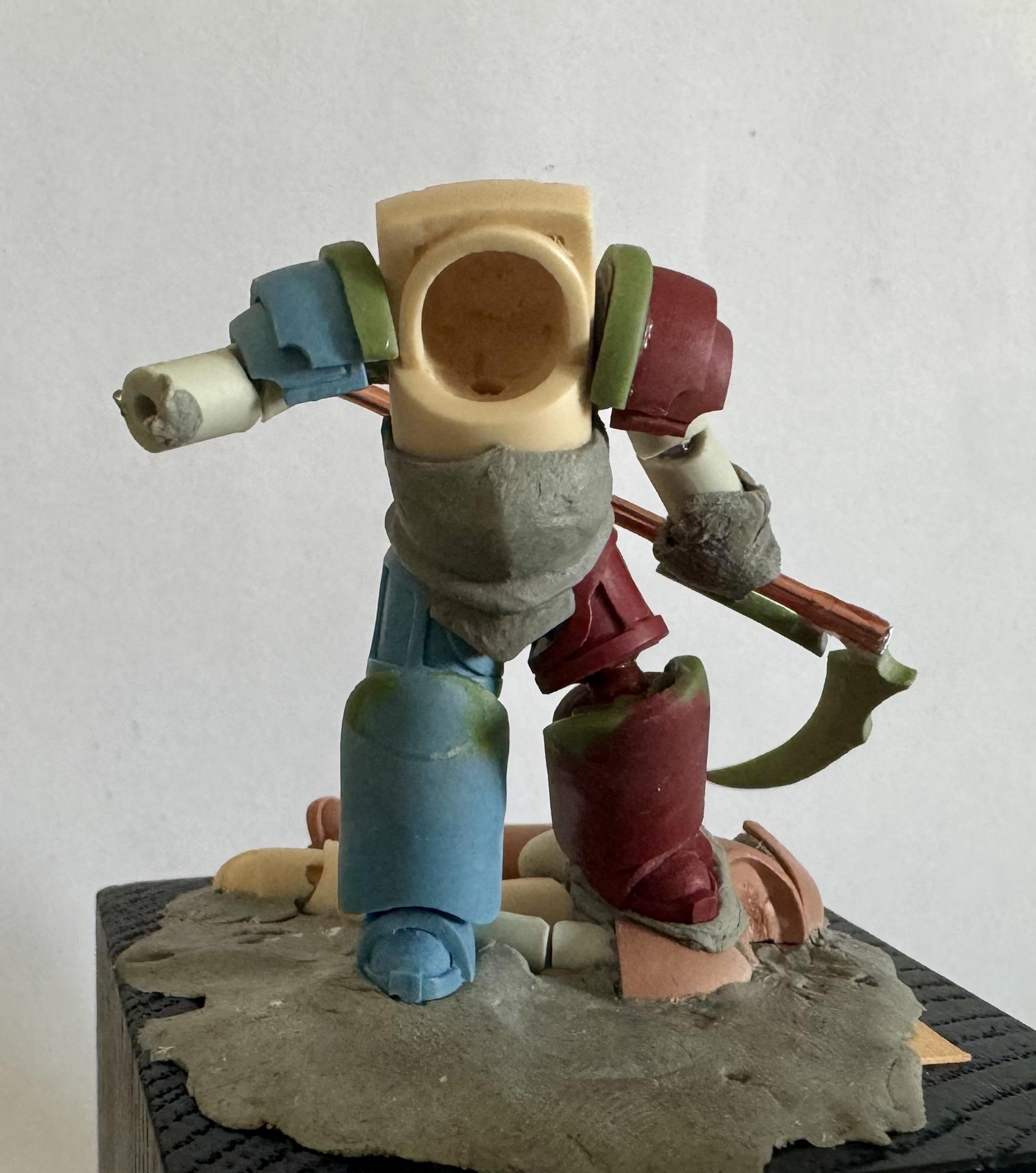 Sculpting, Space Marines, Terminator Armor
