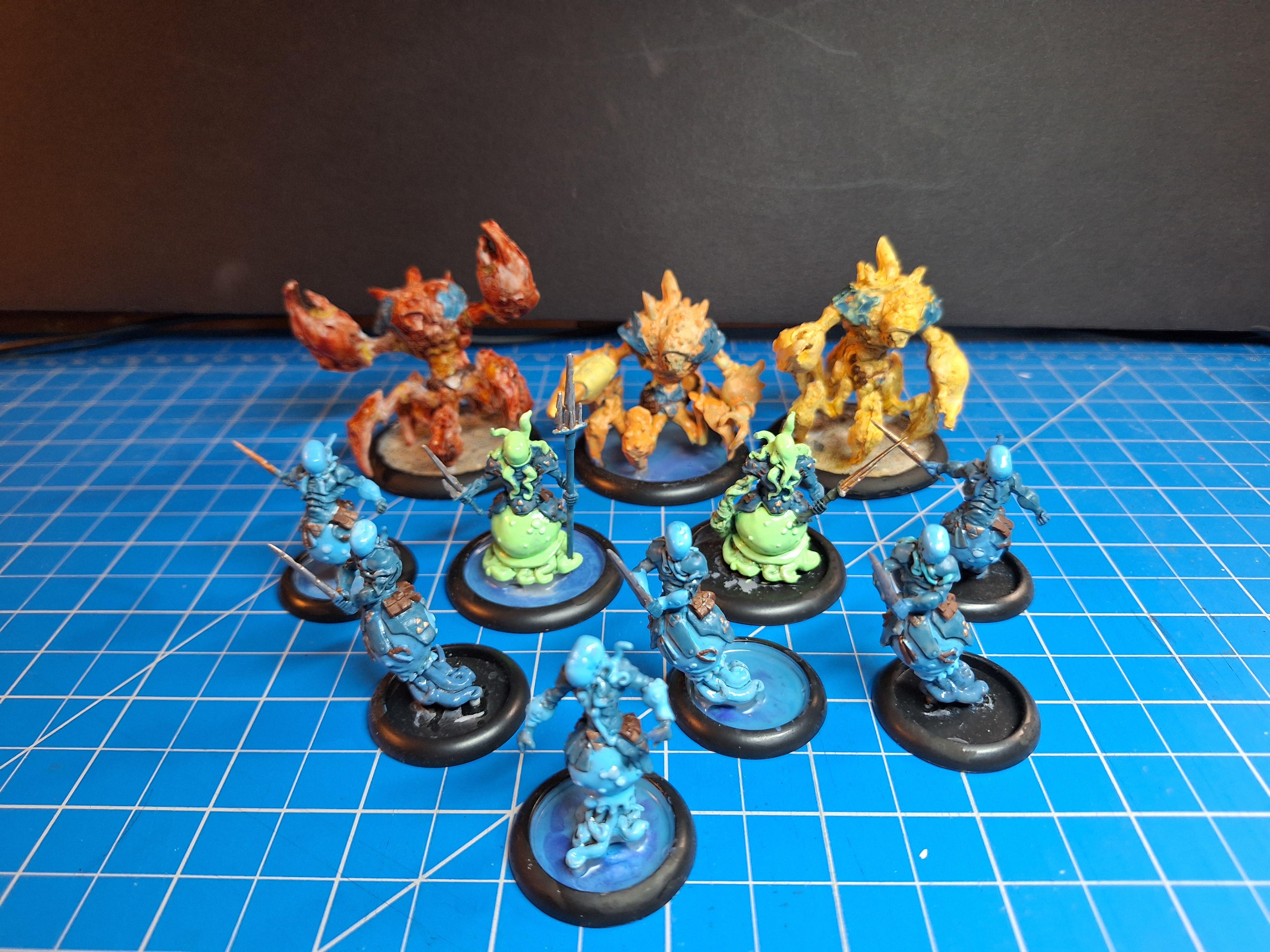 Painted Wrath of Kings minis 2024