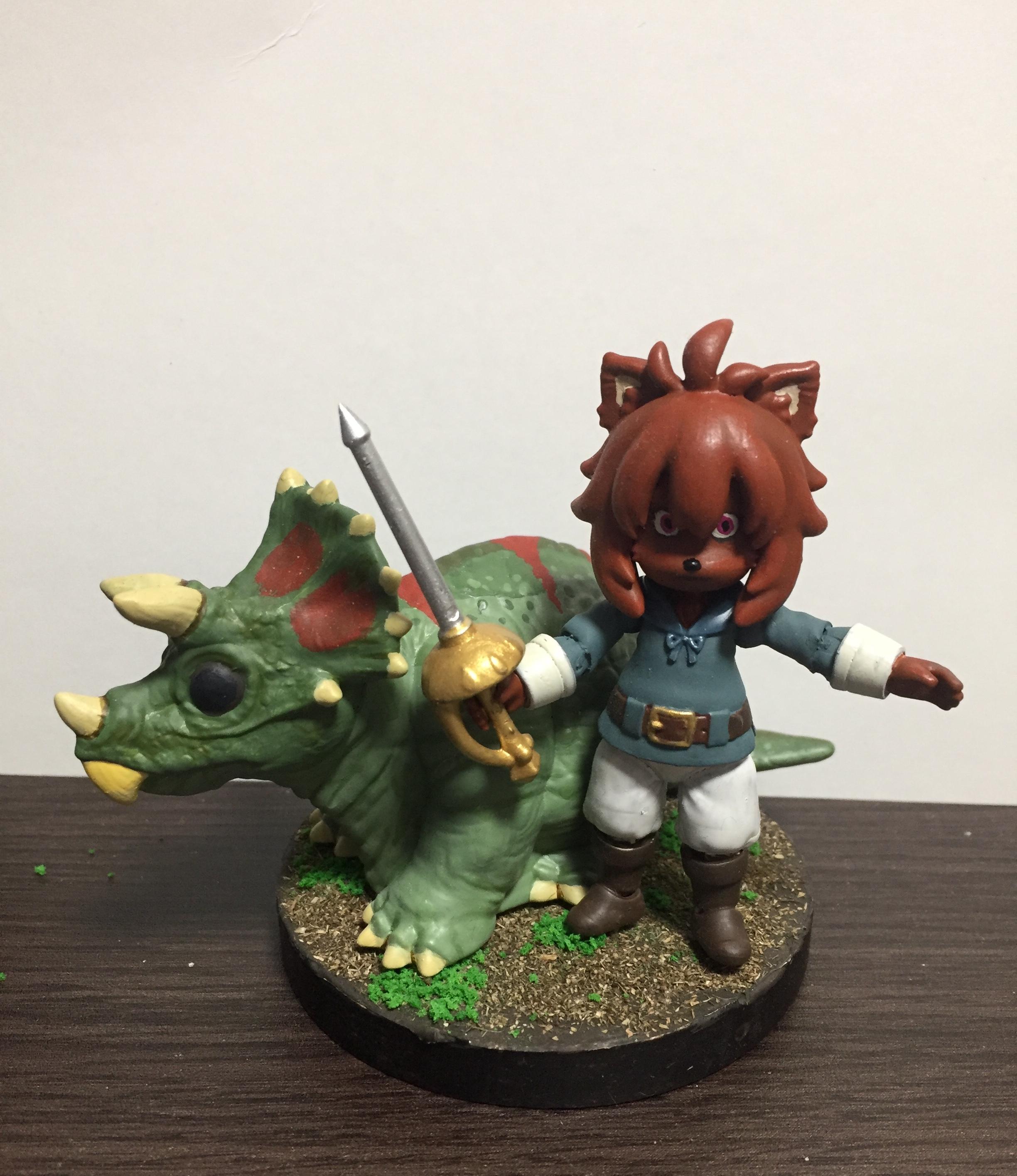 Candy Toy, Chibi, Dinosaur, Gashapon, Repaint, Rpg, Shokugan