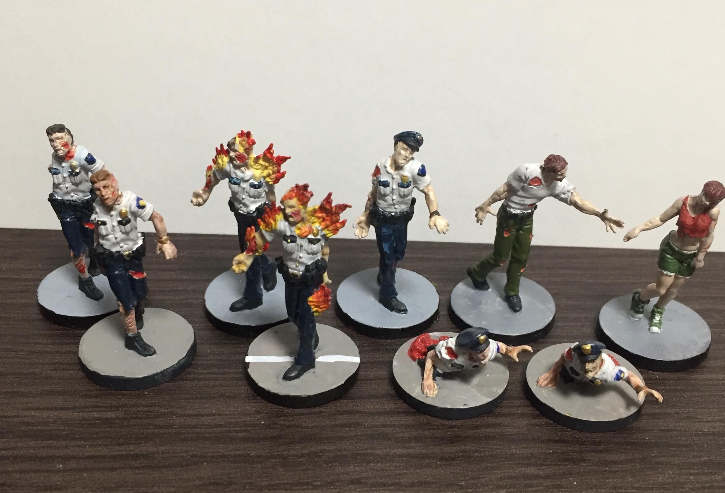 Biohazard, Board Game, Police, Resident Evil 2, Sfg, Steamforged, Zombie