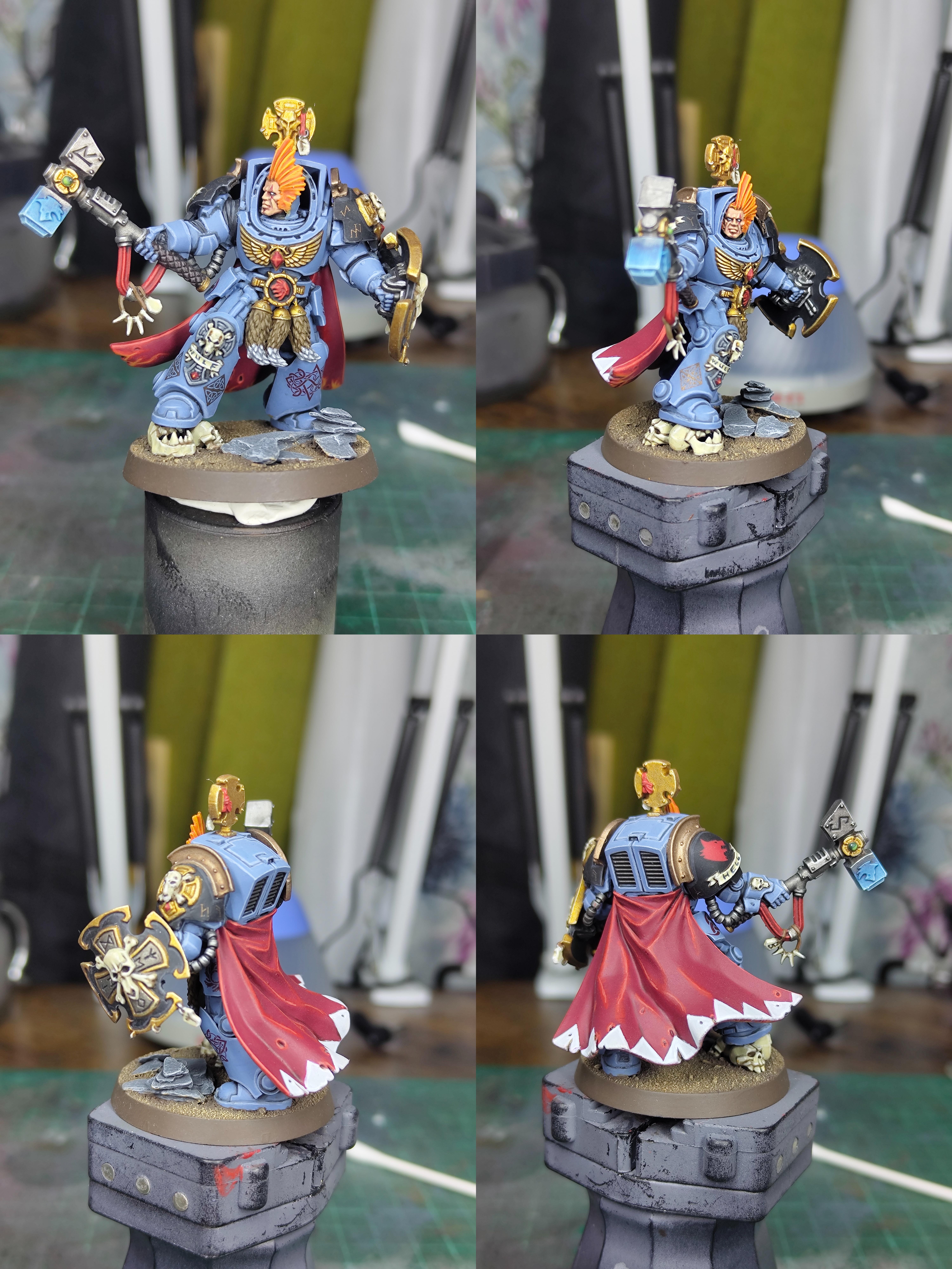 Beowulf, Captain, Hellhammer, Leviathan, Space Marines, Space Wolves, Storm Shield, Terminator Armor, Thunder Hammer, Warhammer 40,000, Warhammer Fantasy, Wolf Lord