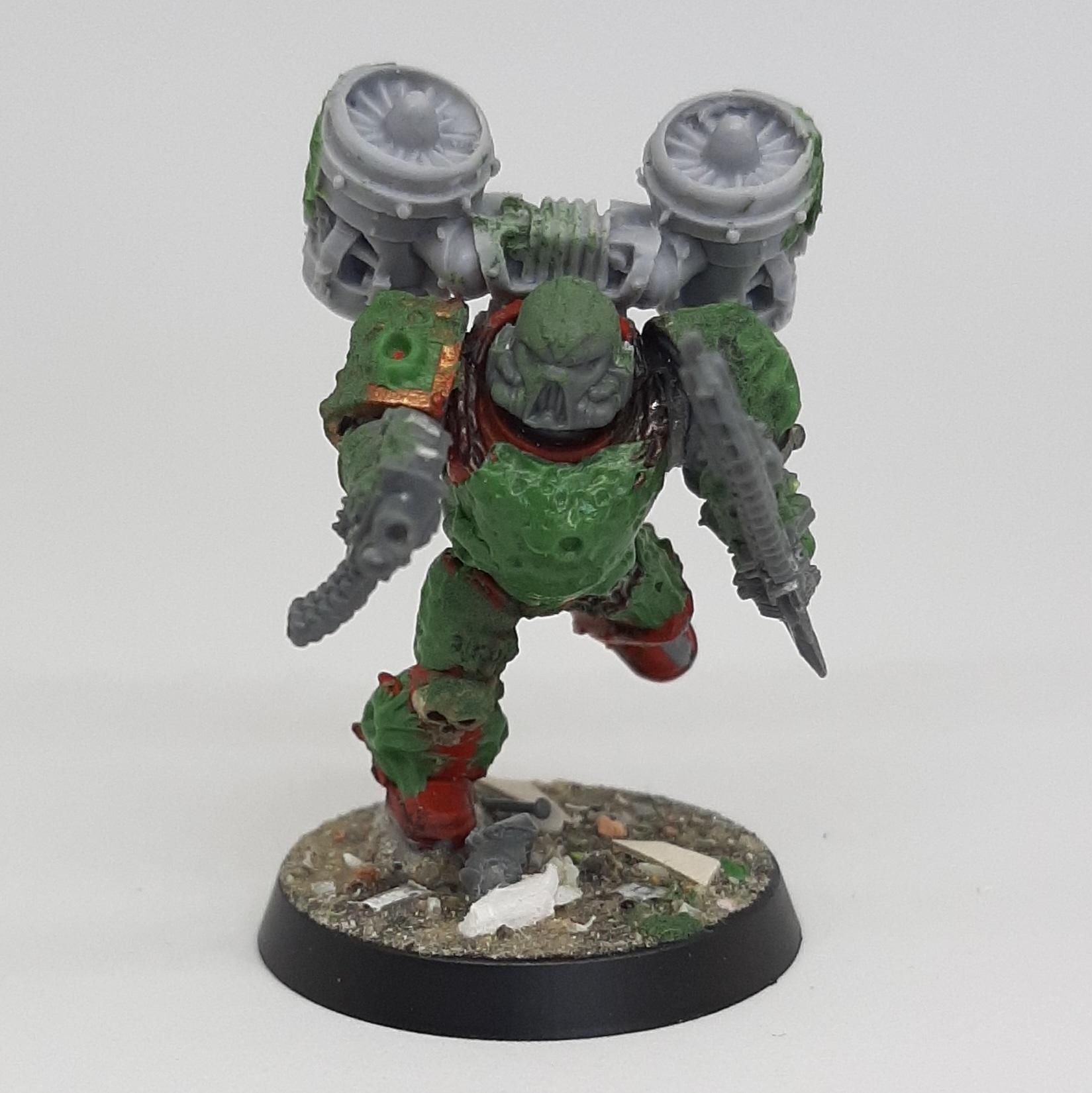 Assault, Astartes, Chaos, Conversion, Death Guard, Heretic, Kitbash, Nurgle, Plague, Raptors, Sculpting, Space, Space Marines