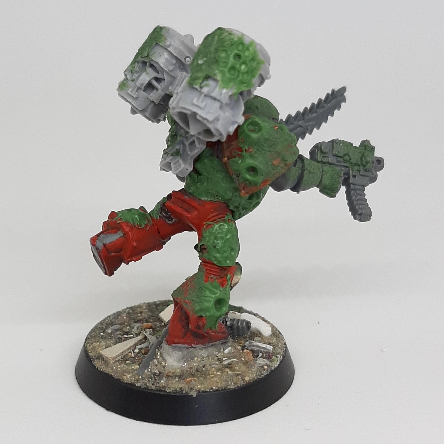 Assault, Astartes, Chaos, Conversion, Death Guard, Heretic, Kitbash, Nurgle, Plague, Raptors, Sculpting, Space, Space Marines