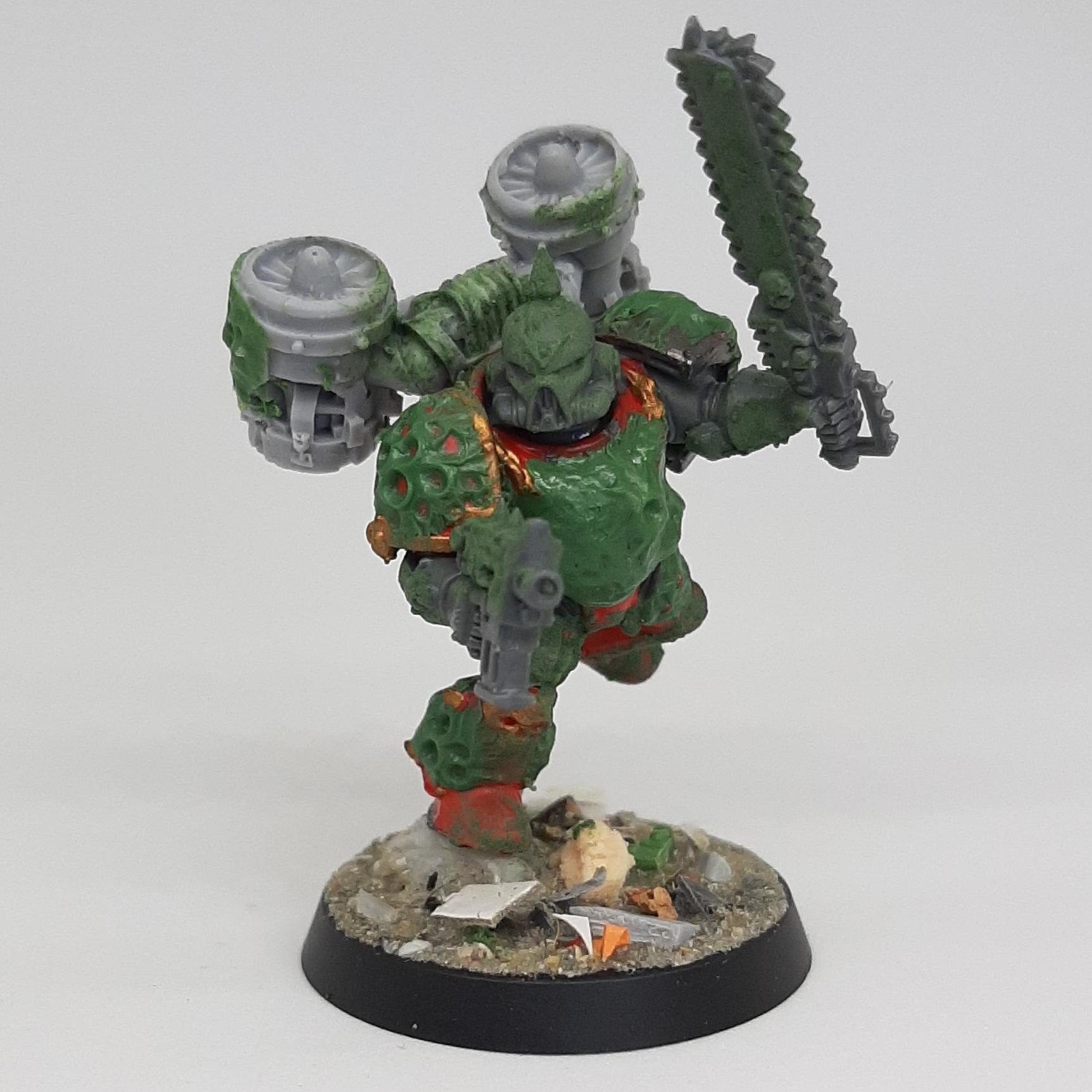 Assault, Astartes, Chaos, Conversion, Death Guard, Heretic, Kitbash, Nurgle, Plague, Raptors, Sculpting, Space, Space Marines