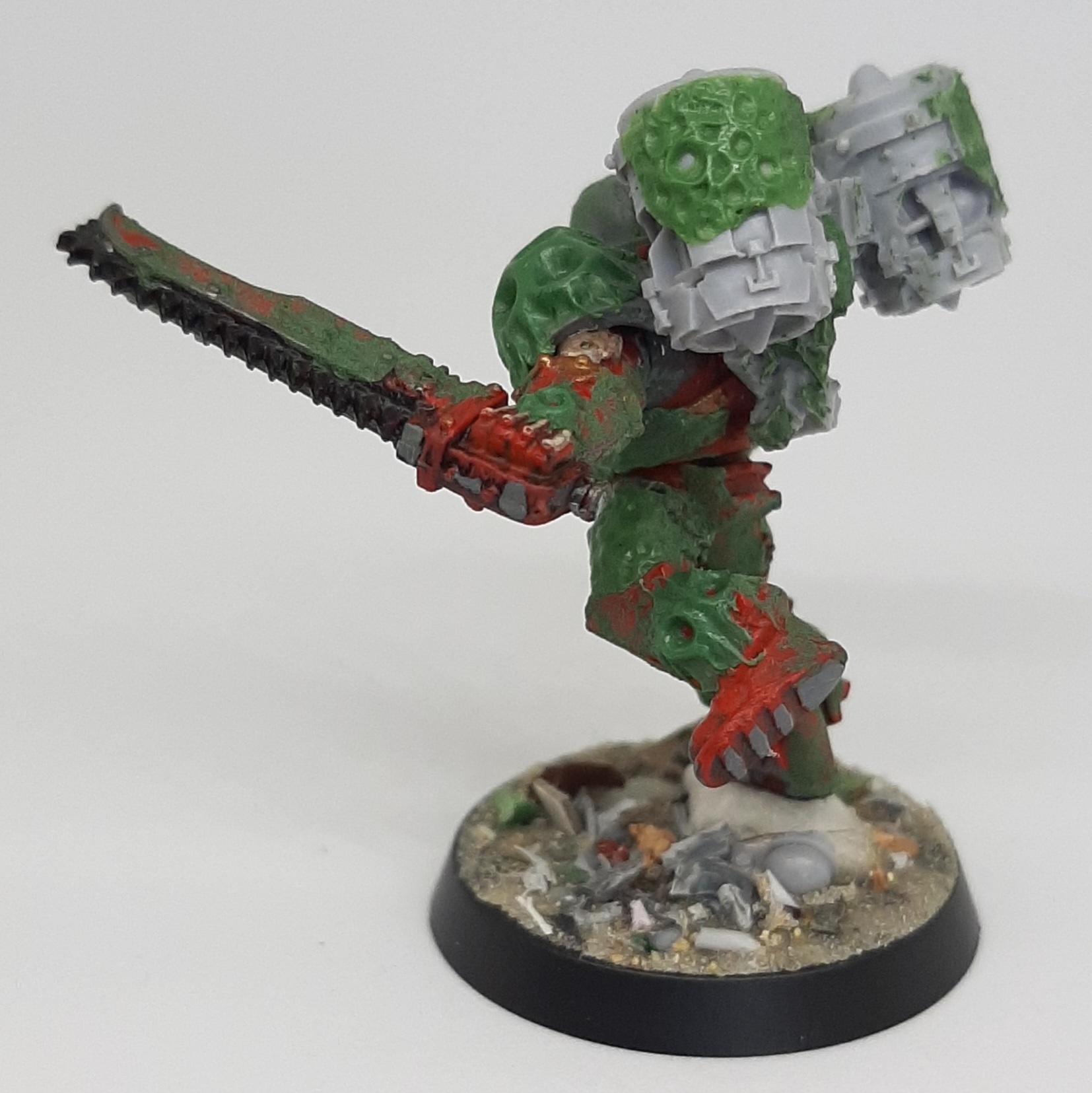 Assault, Astartes, Chaos, Conversion, Death Guard, Heretic, Kitbash, Nurgle, Plague, Raptors, Sculpting, Space, Space Marines
