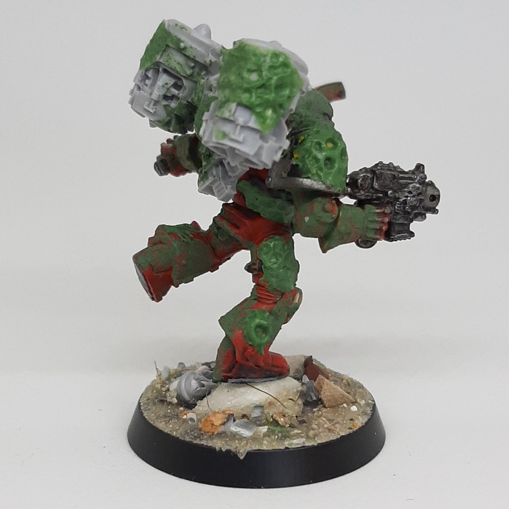 Assault, Astartes, Chaos, Conversion, Death Guard, Heretic, Kitbash, Nurgle, Plague, Raptors, Sculpting, Space, Space Marines