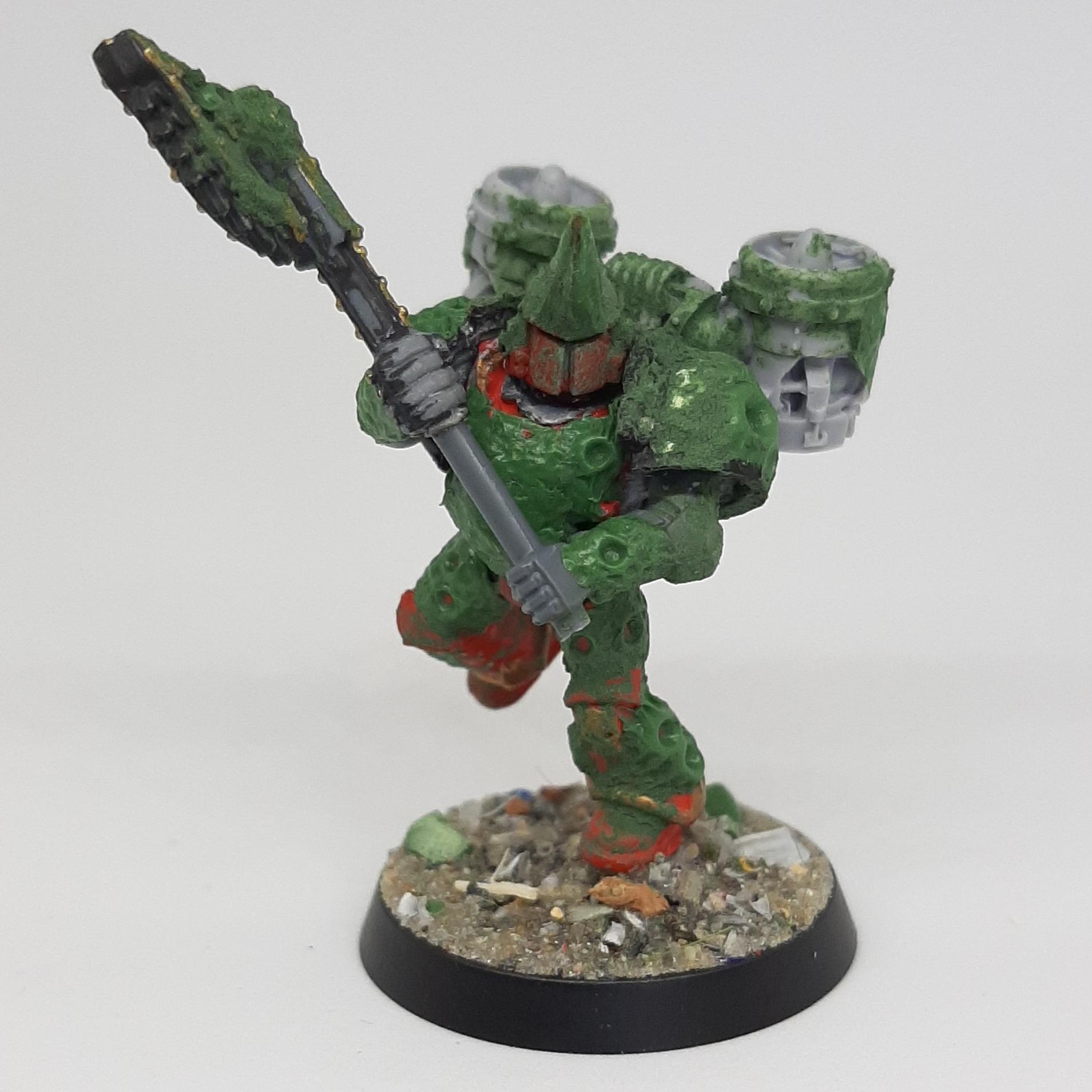 Assault, Astartes, Chaos, Conversion, Death Guard, Heretic, Kitbash, Nurgle, Plague, Raptors, Sculpting, Space, Space Marines