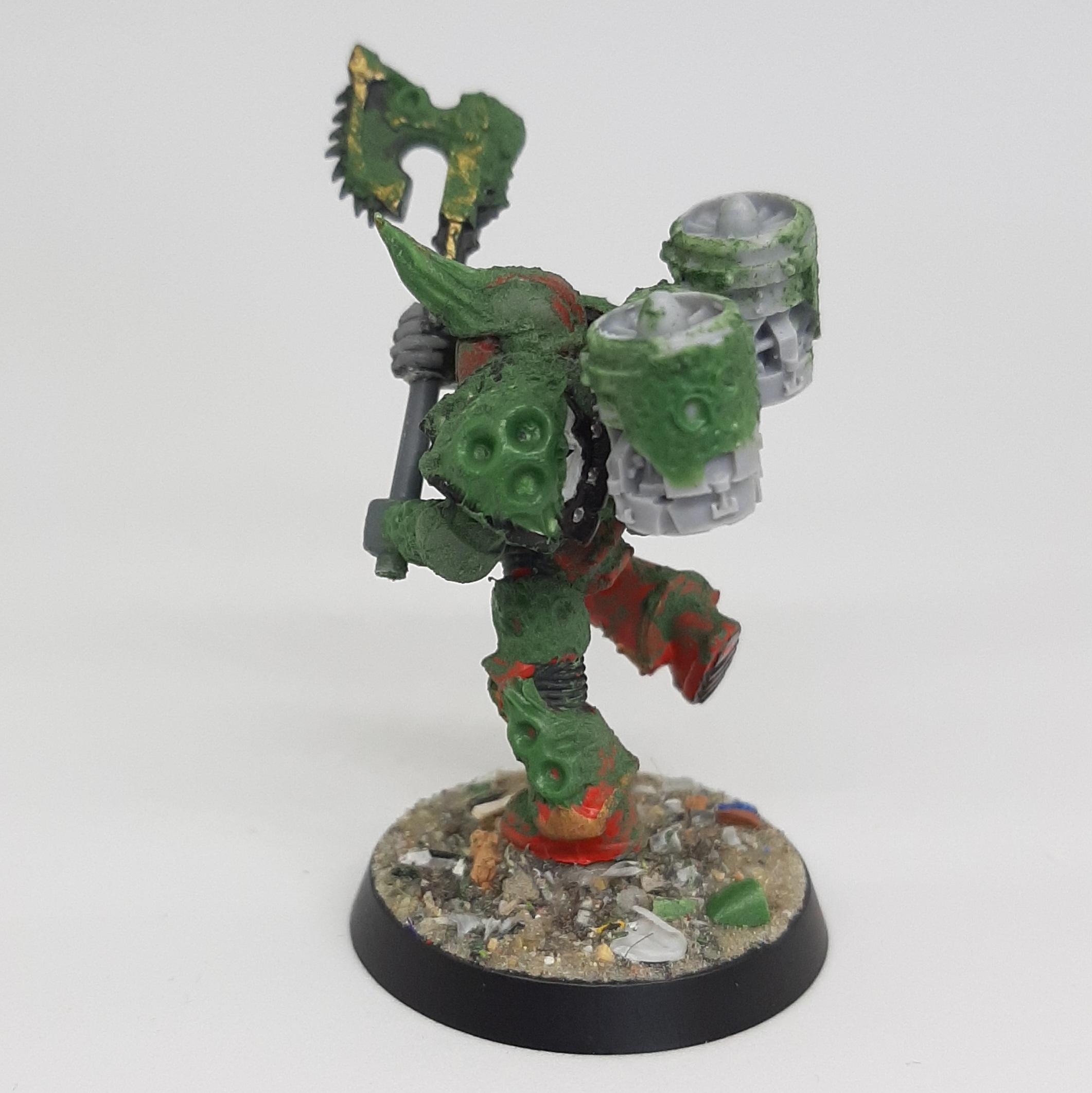Assault, Astartes, Chaos, Conversion, Death Guard, Heretic, Kitbash, Nurgle, Plague, Raptors, Sculpting, Space, Space Marines