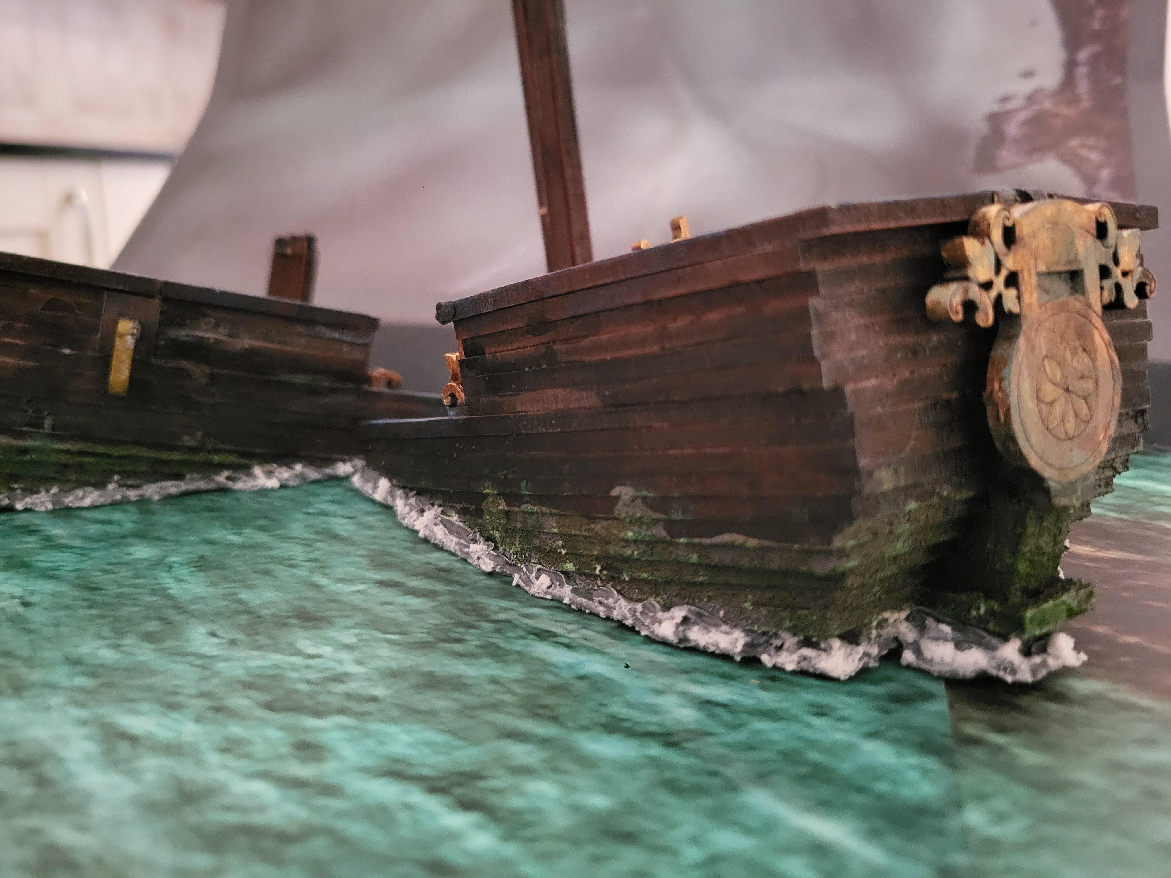 Boat, Scatter, Ship, Terrain, Weathered
