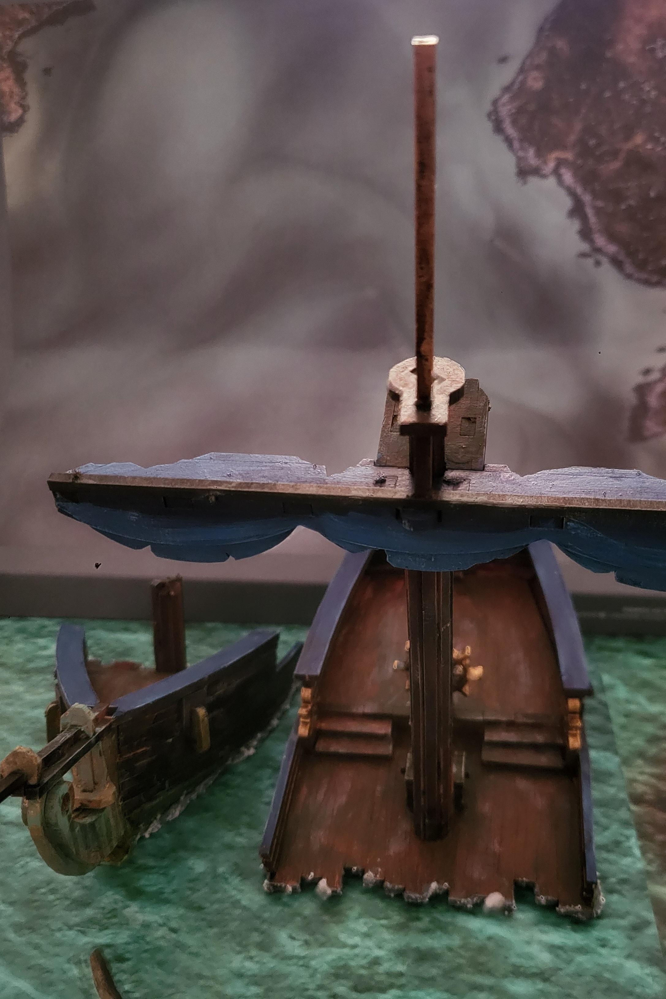 Boat, Scatter, Ship, Terrain, Weathered