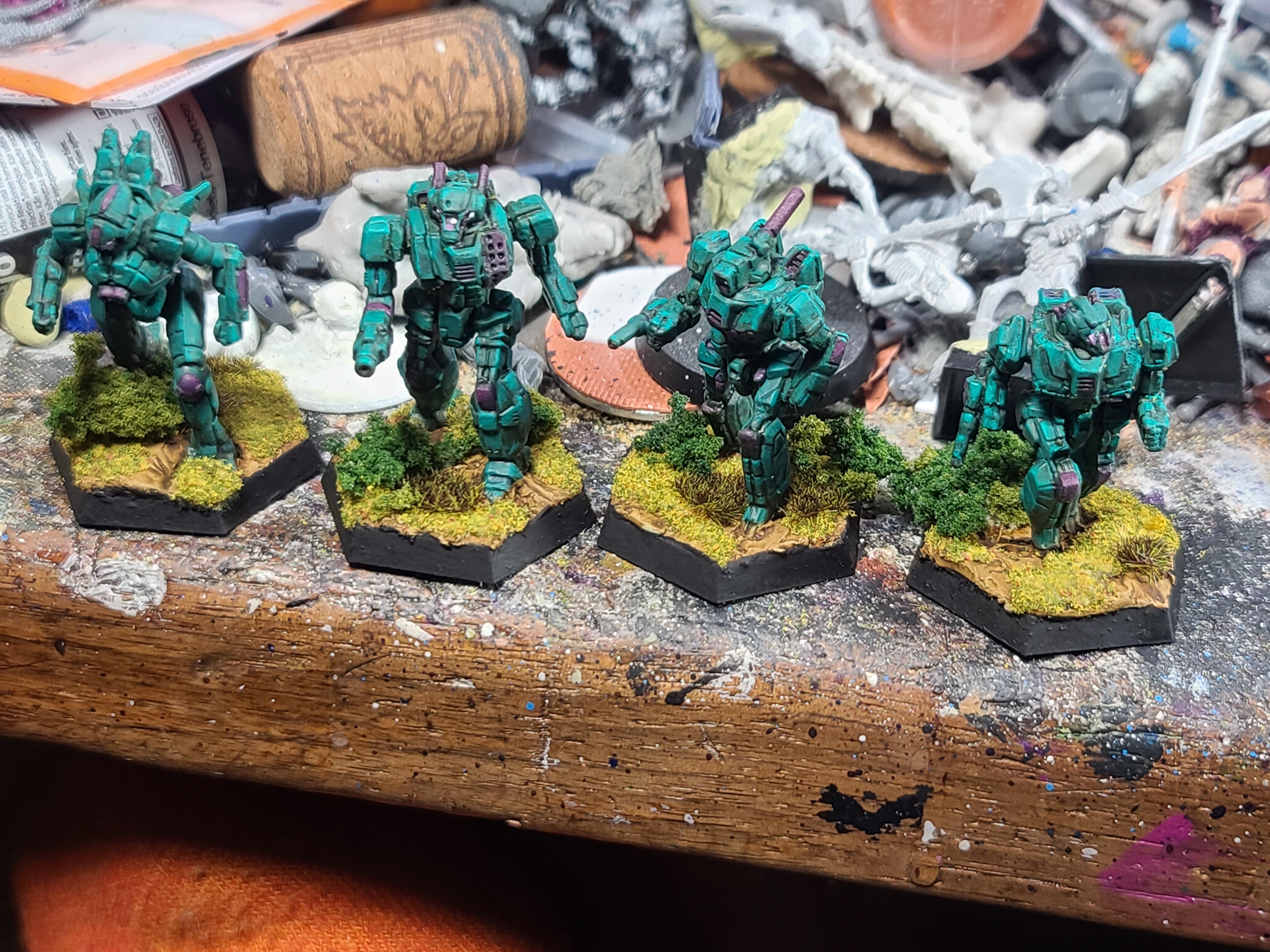 Battletech, Catalyst Game Labs, Mech, Spider, Stinger, Valkyrie, Wasp