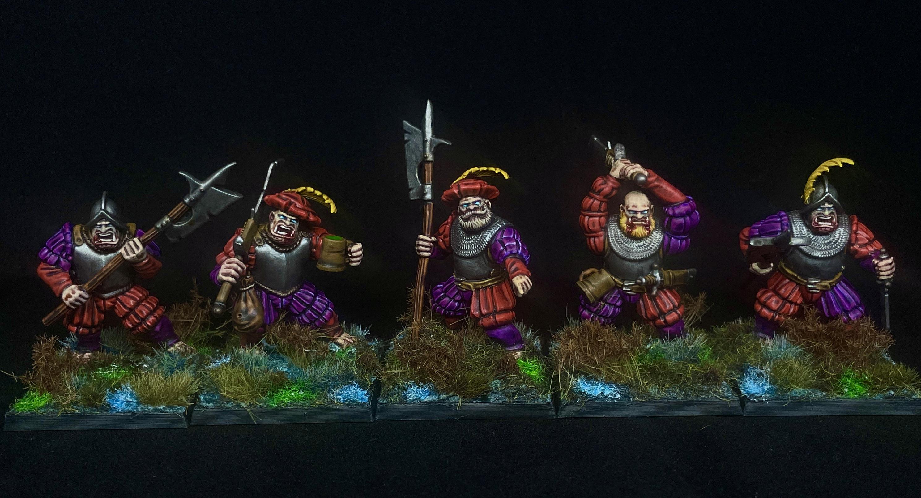 Empire Of Man Mercenary Ogres, Empire Of Man Ogres, Landsknecht Ogres, Sylvania Ogres