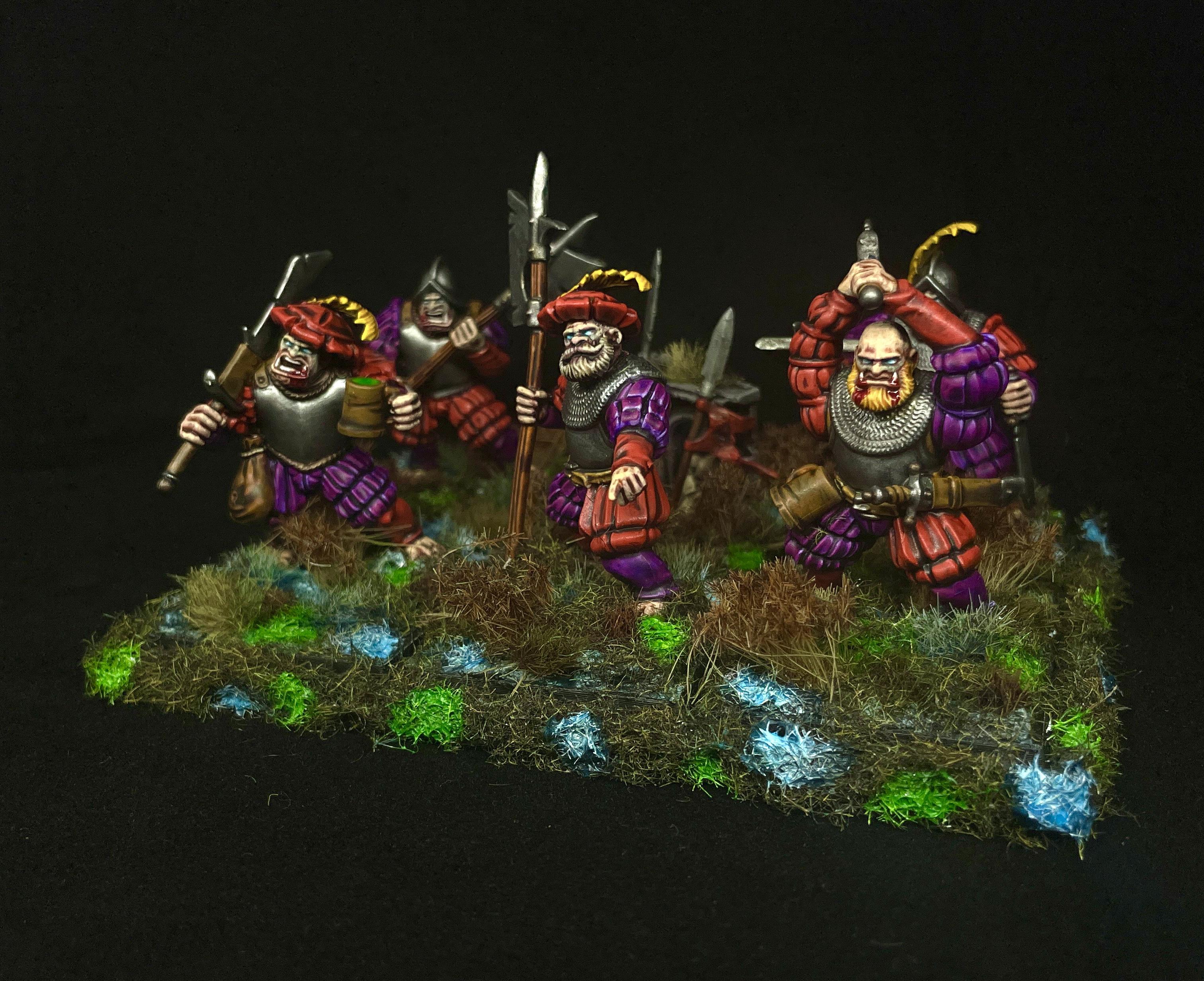 Empire Of Man Mercenary Ogres, Empire Of Man Ogres, Landsknecht Ogres, Sylvania Ogres