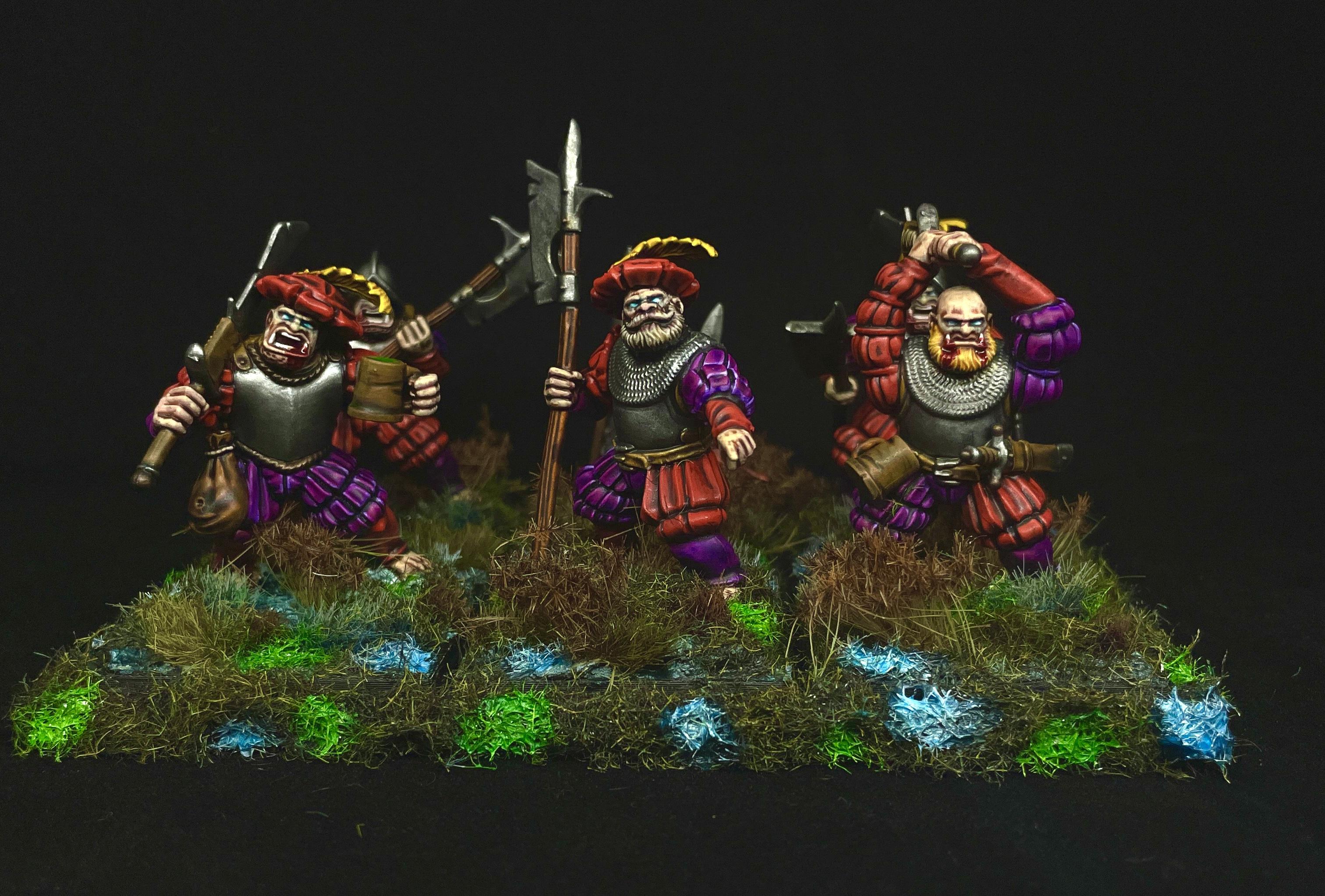 Empire Of Man Mercenary Ogres, Empire Of Man Ogres, Landsknecht Ogres, Sylvania Ogres