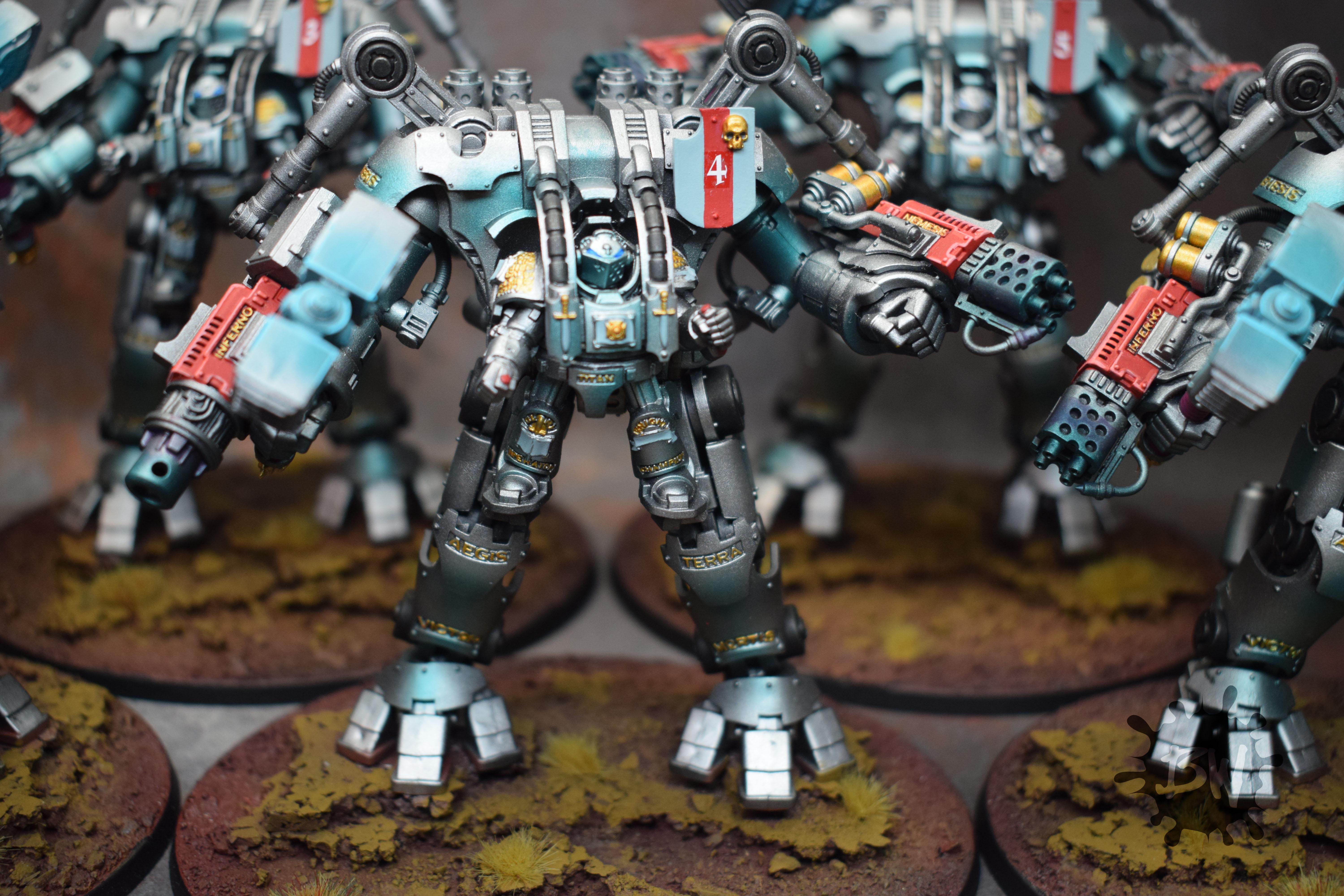Games Workshop, Grey Knights, Nemesis Dreadknight, Warhammer 40,000