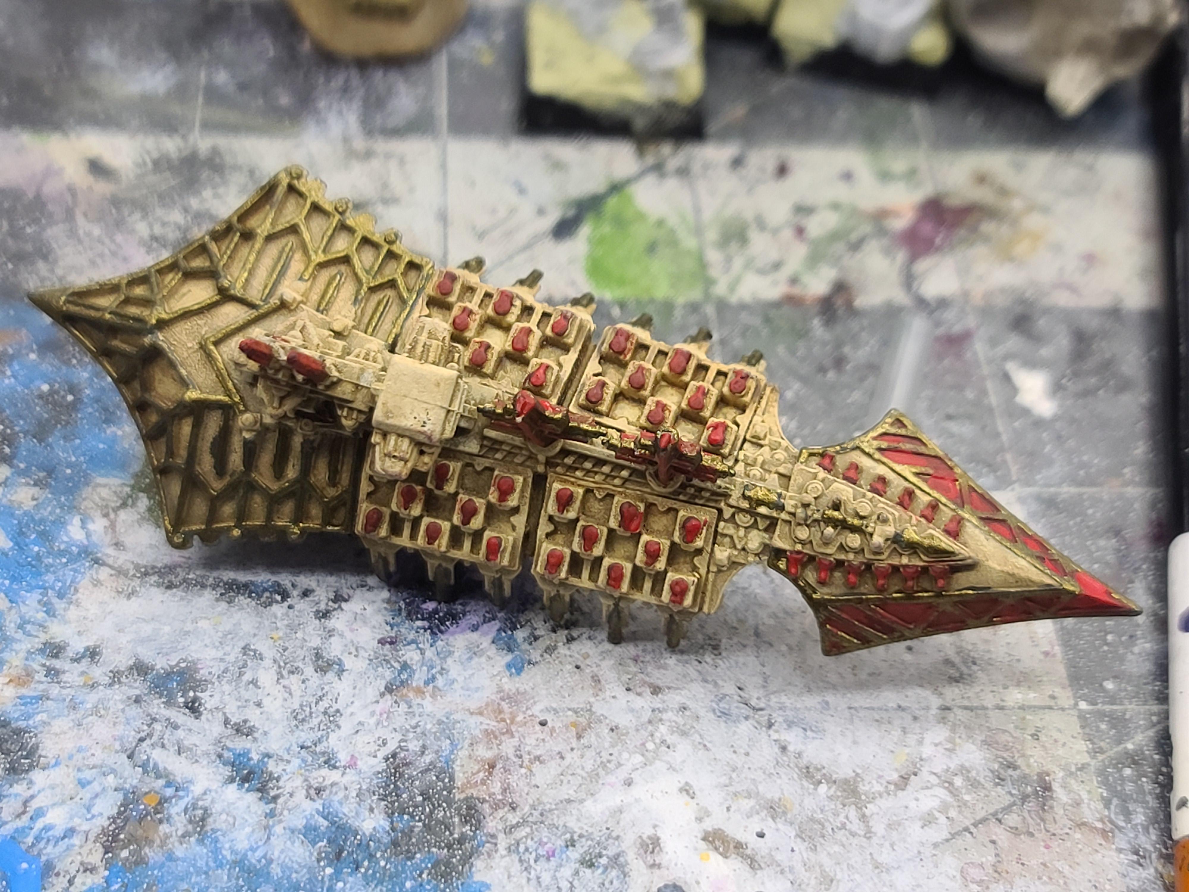 Battlefleet Gothic, Chaos, Cruiser, Games Workshop, Murder Class Cruiser