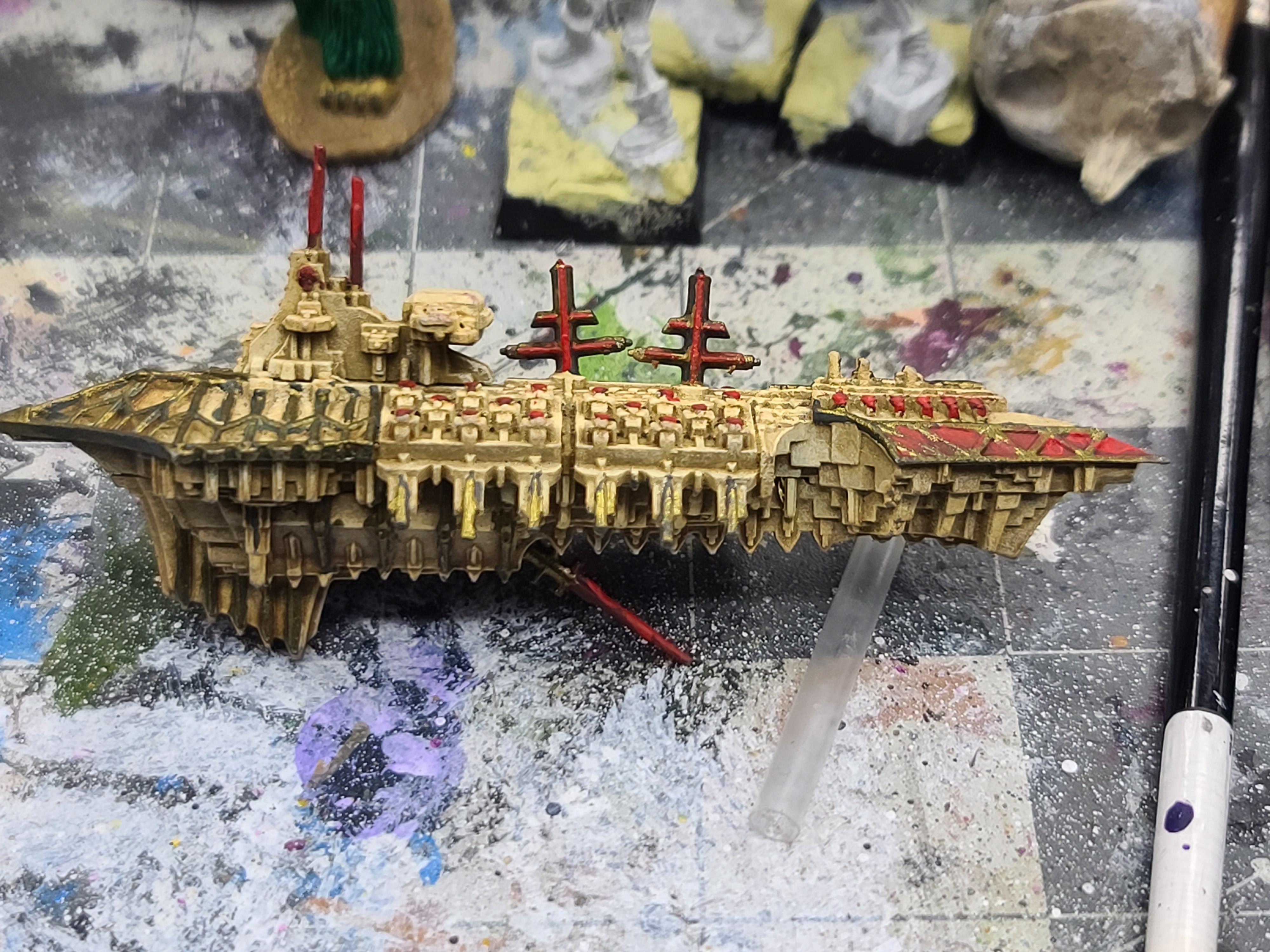 Battlefleet Gothic, Chaos, Cruiser, Games Workshop, Murder Class Cruiser